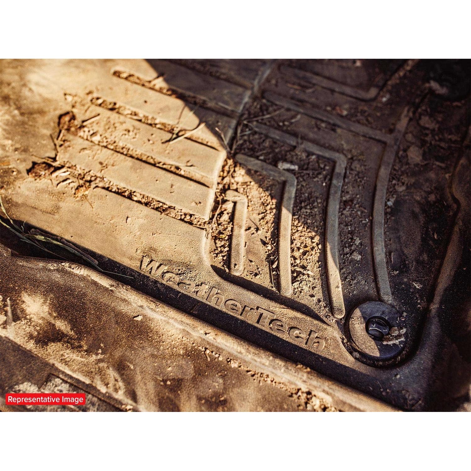 Weathertech FloorLiner HP Black Rear Floor Mat Set 446322IM