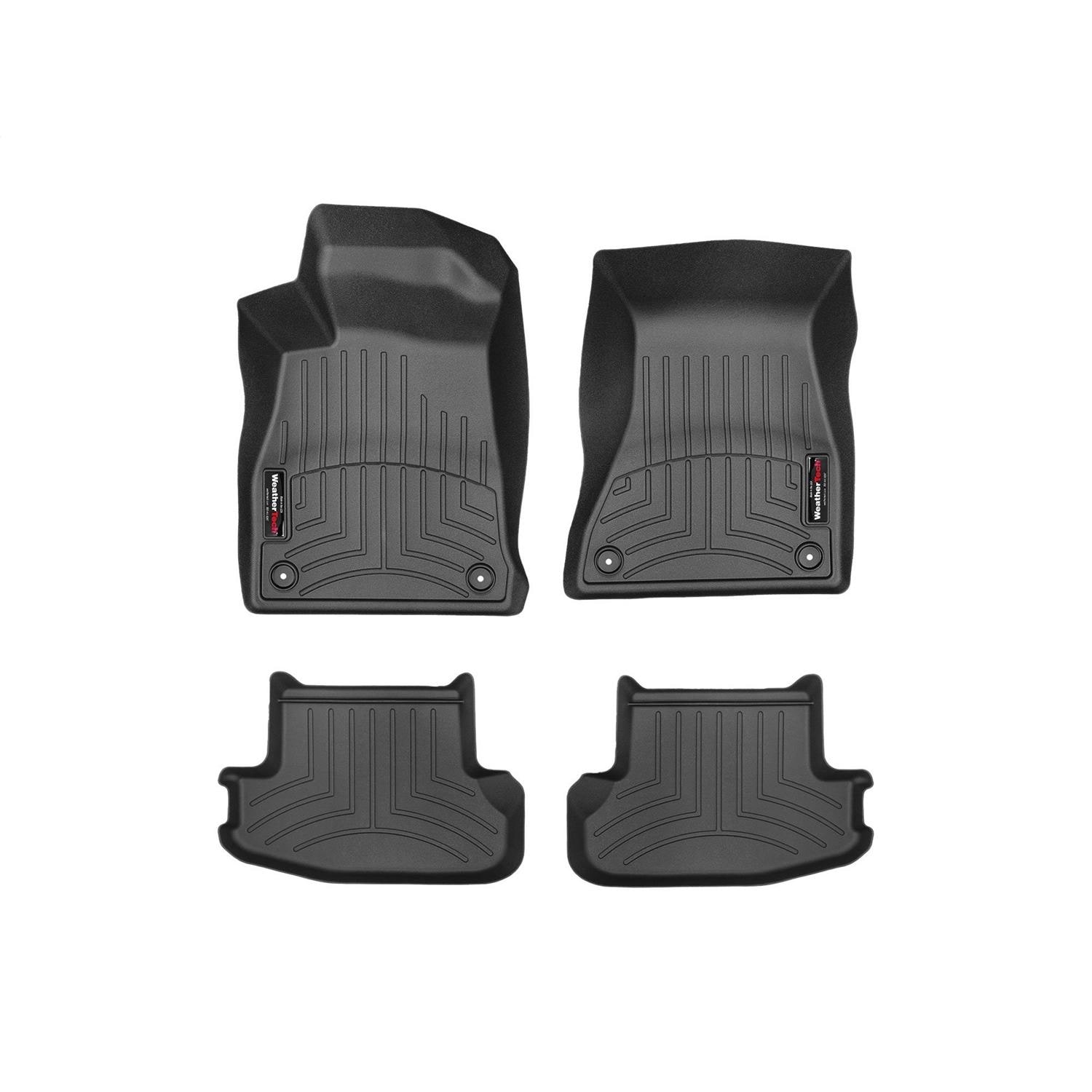 Weathertech Car Weathertech FloorLiner DigitalFit Black Front and Rear Floor Mat Set ...