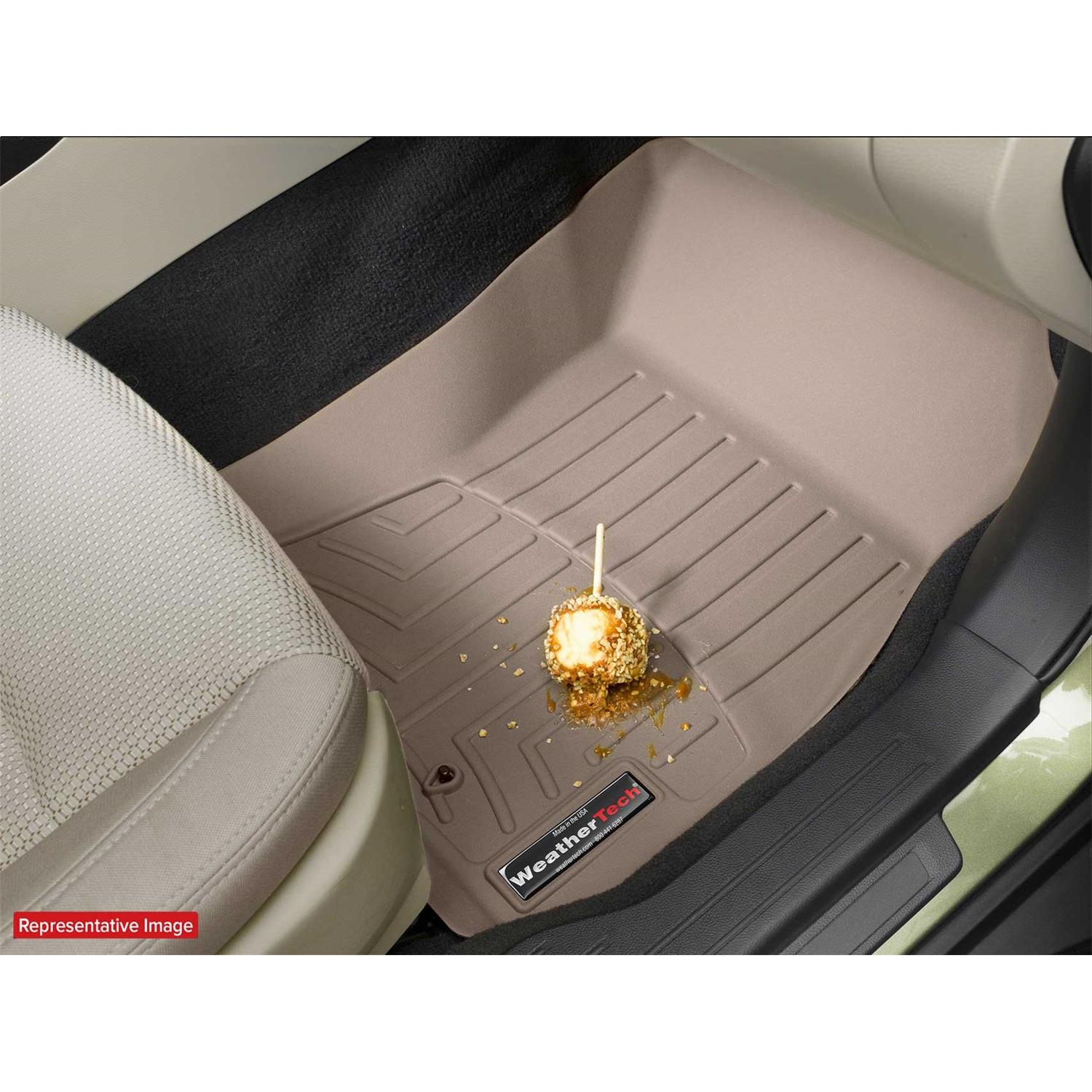 Weathertech FloorLiner DigitalFit Tan Front and Rear Floor Mat Set 45937-1-5