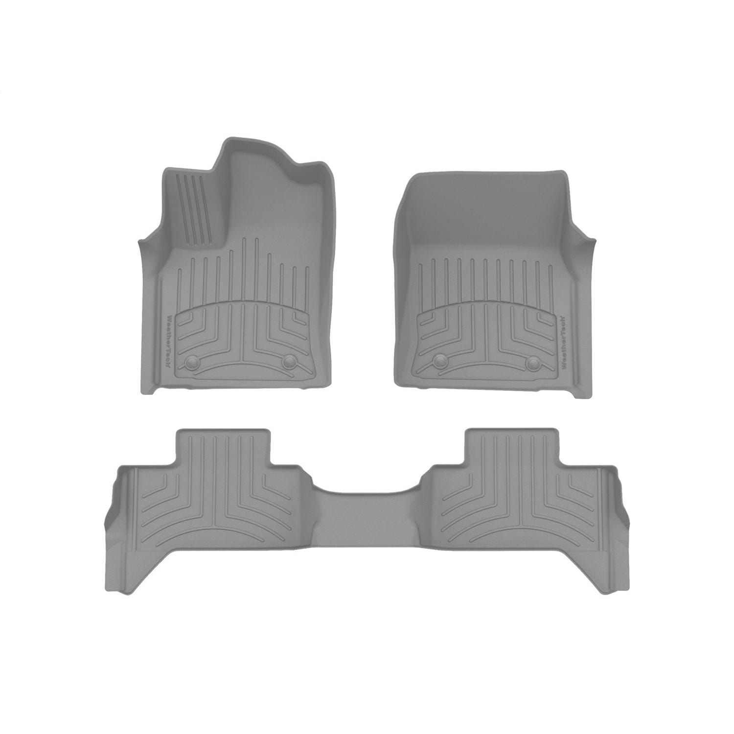 Weathertech FloorLiner HP Gray Front and Rear Floor Mat Set 461708-1-3IM