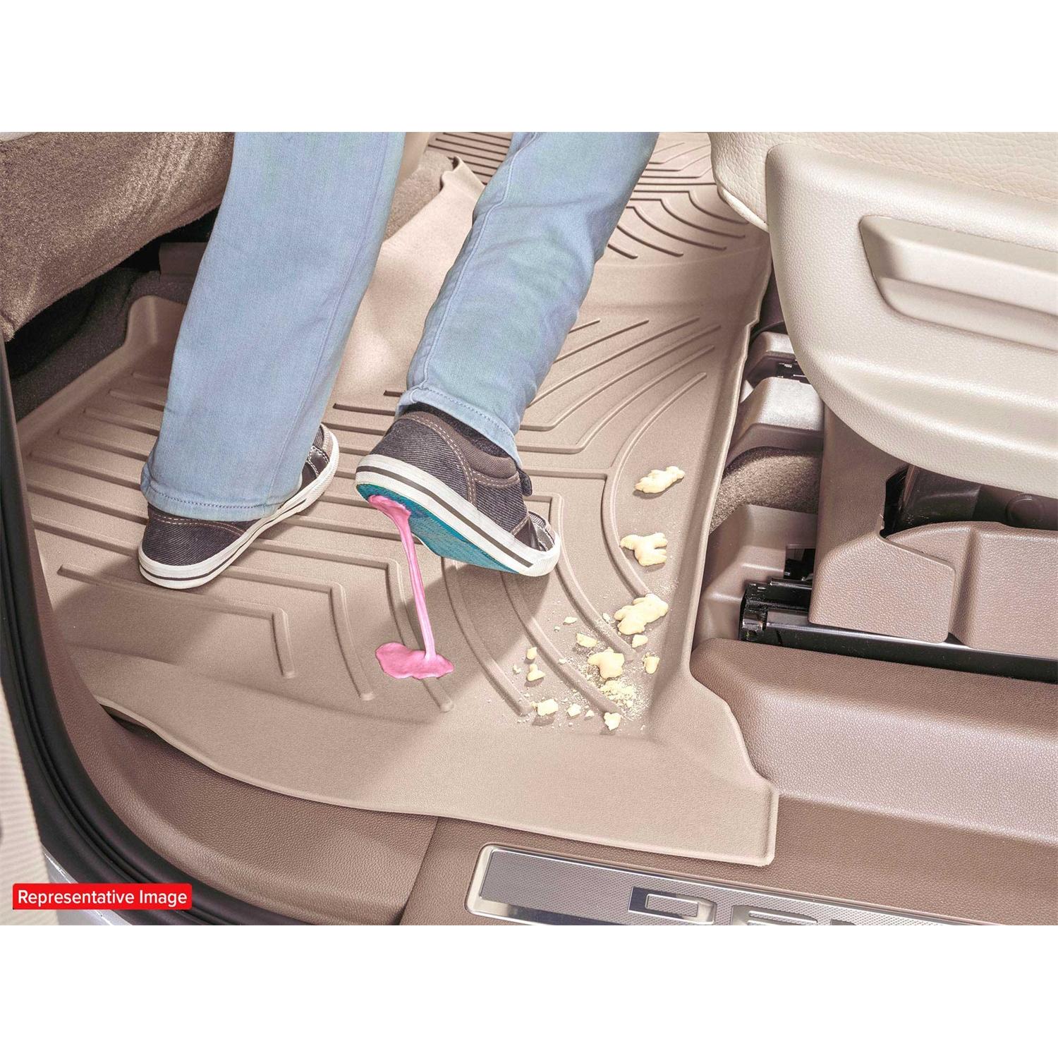 Weathertech FloorLiner HP Gray Front and Rear Floor Mat Set 461708-1-3IM