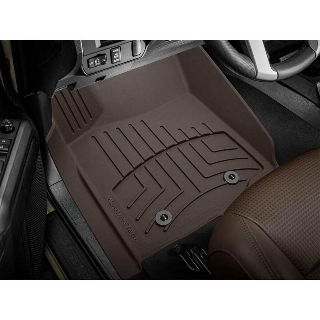 Weathertech Floorliner Anteriore Su Misura Per Toyota 4Runner (1996-2002) - Protezione Tappeto In Materiale Tri-esteso, Colore Marroncino