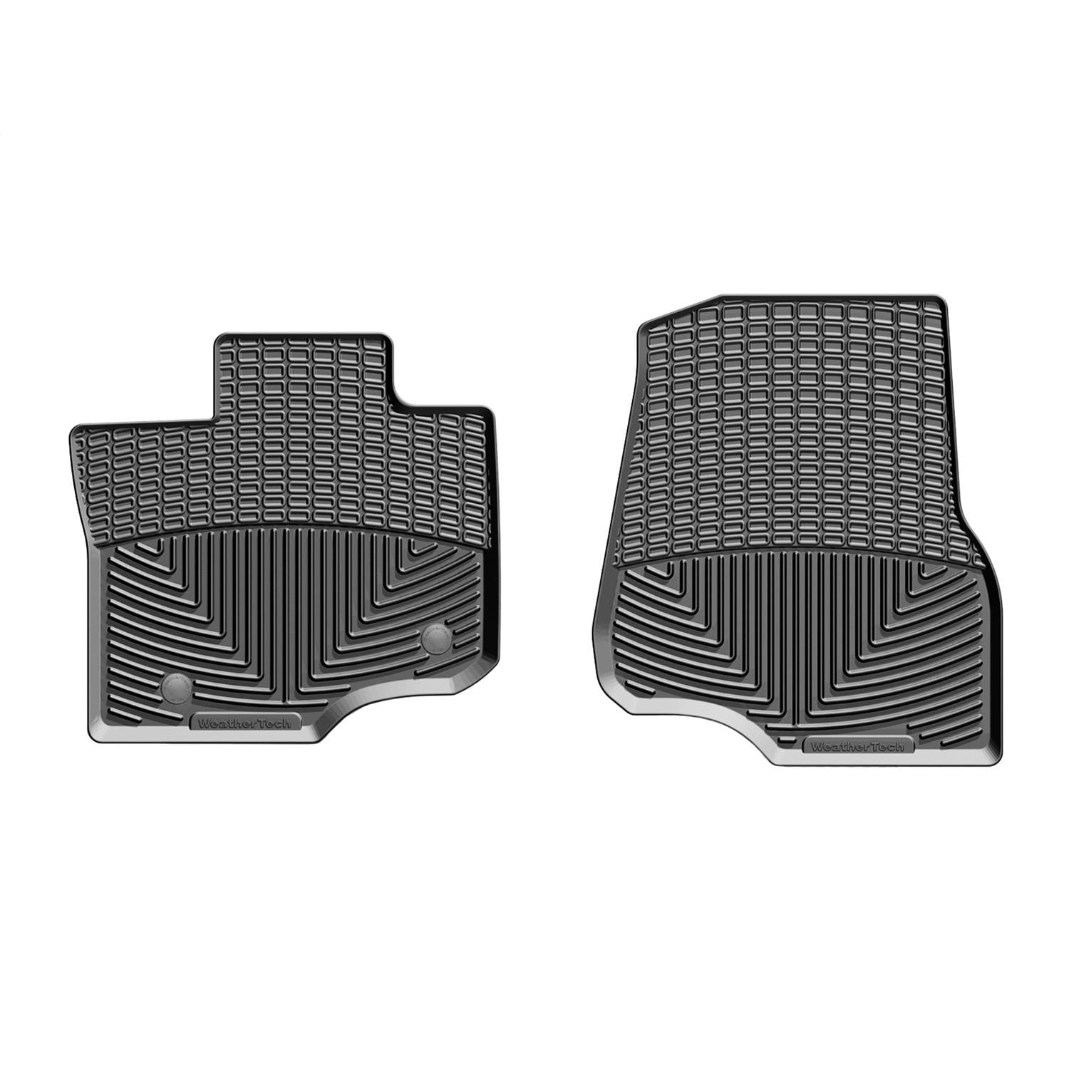 Weathertech Black Plain Direct-Fit Floor Mat Set W345 for BMW 328i