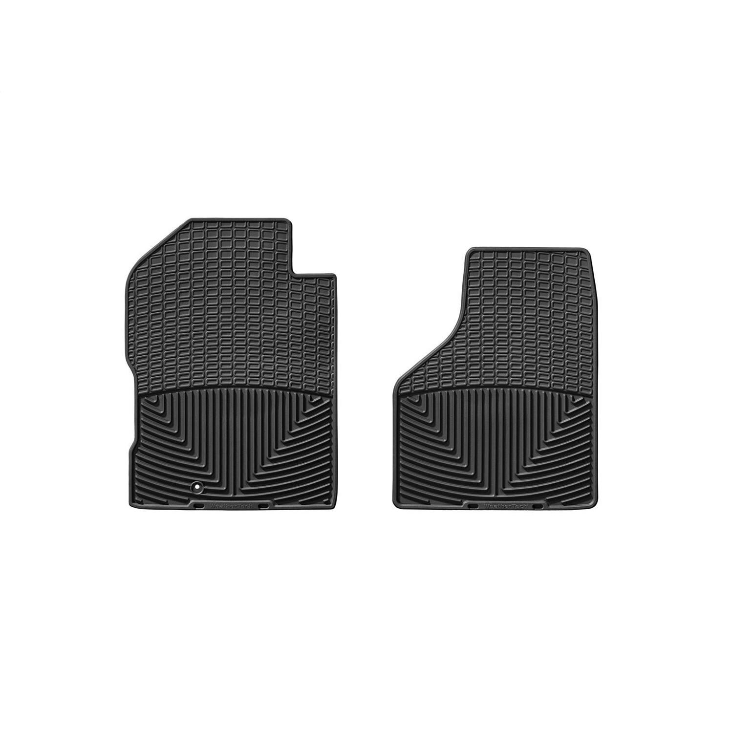 WeatherTech All-Weather Floor Mats - Black, 4-Piece Set For Second Row (W451-W452) - Made In USA