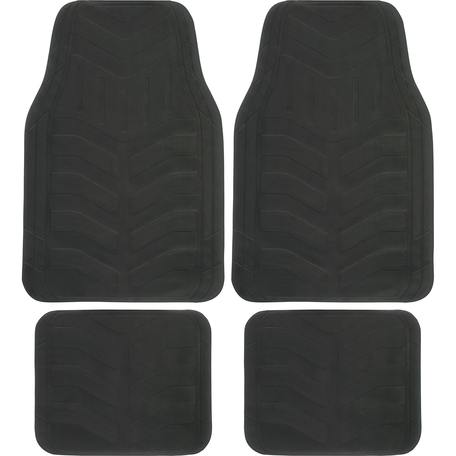 Custom Accessories Black Universal Floor Mat Set AZ-524BLACK for Chevrolet Spark