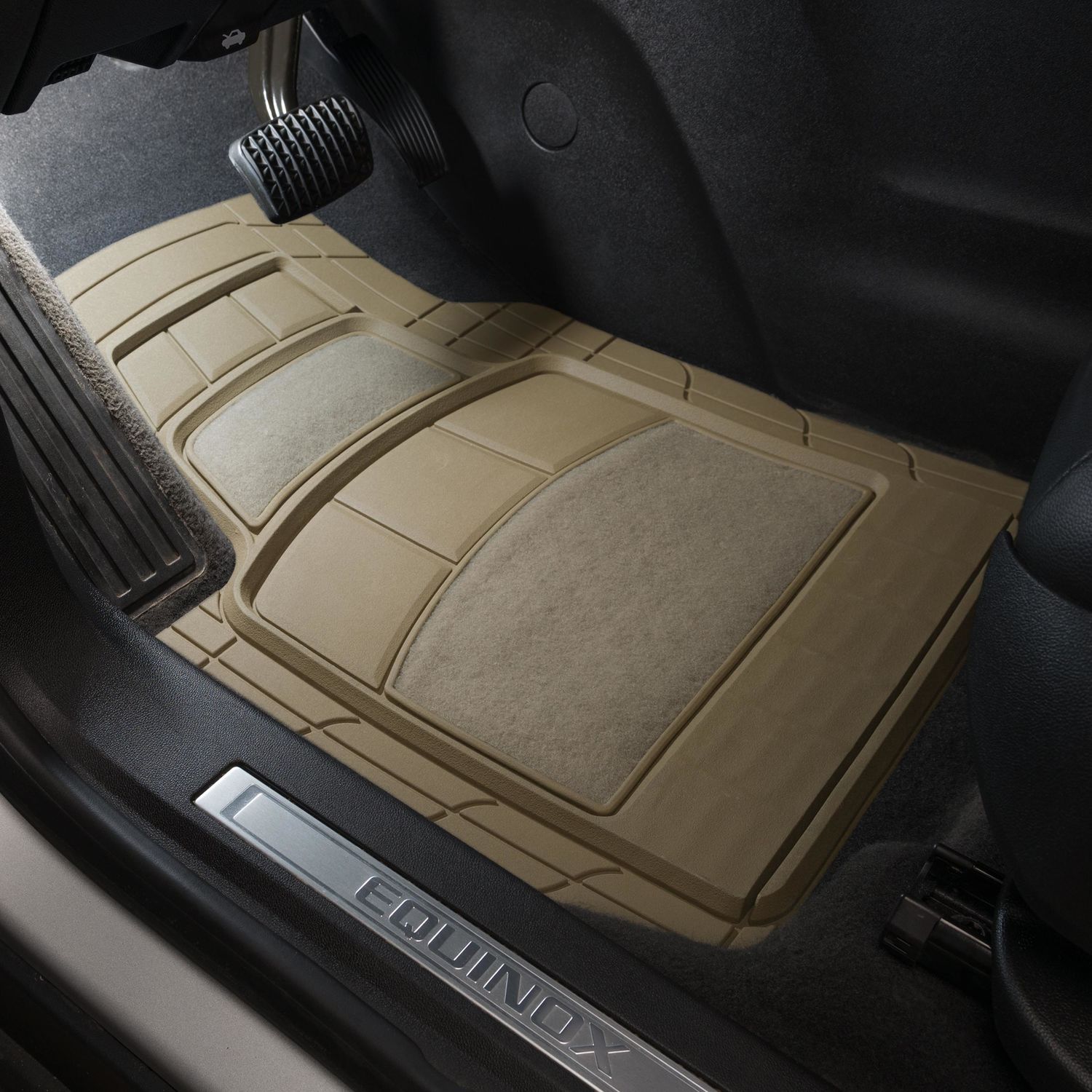 Custom Accessories Tan Universal Floor Mat Set G8304CRTAN