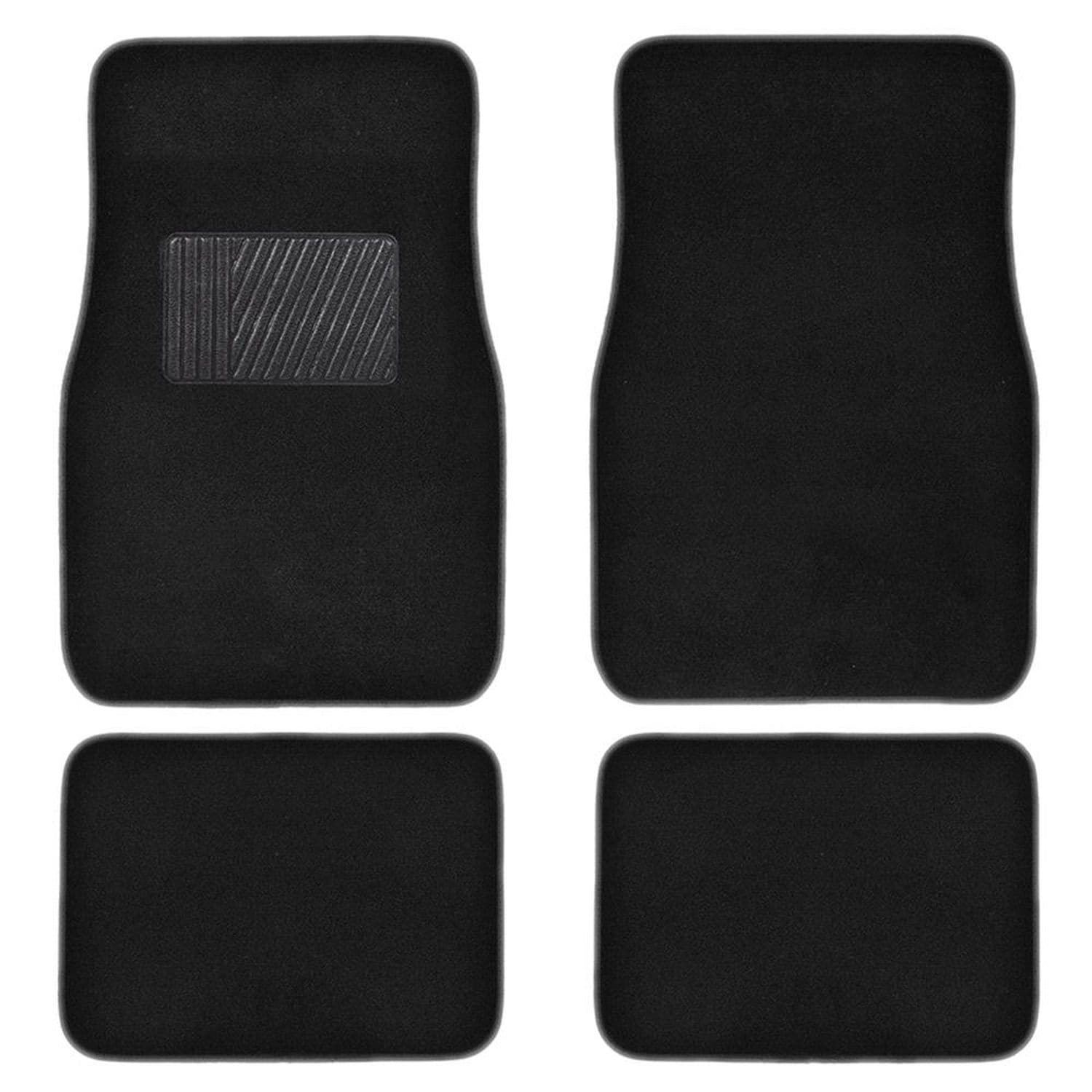 Motor Trend Charcoal Universal Floor Mat Set MT-120-CC