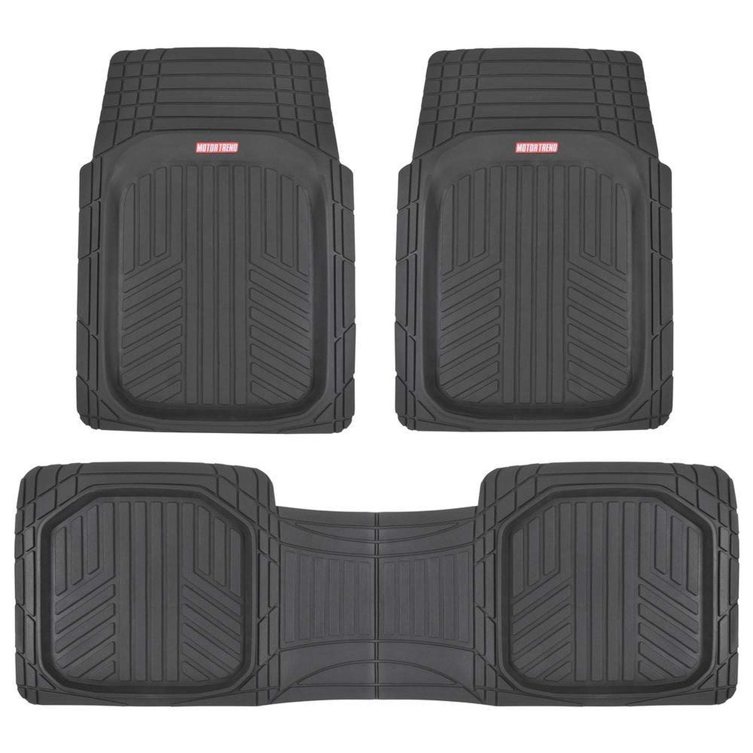 Motor Trend Black Universal Floor Mat Set OF-933-BK | AutoZone