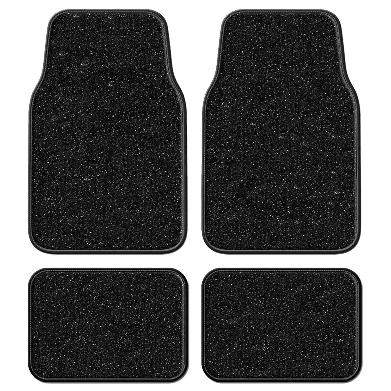 ProElite Black Plain Universal Floor Mat Set 23JF0127 | AutoZone