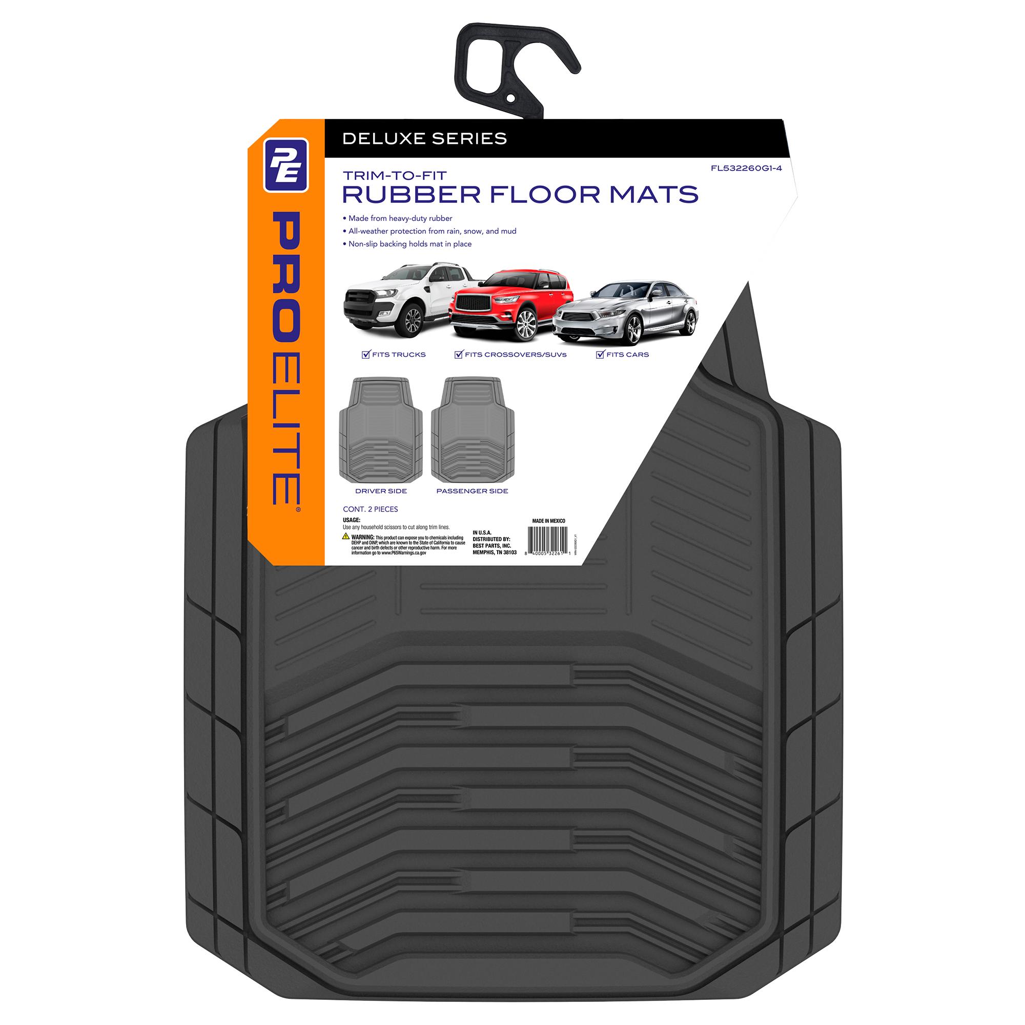 ProElite Grey Universal Floor Mat Set FL532260G1-4