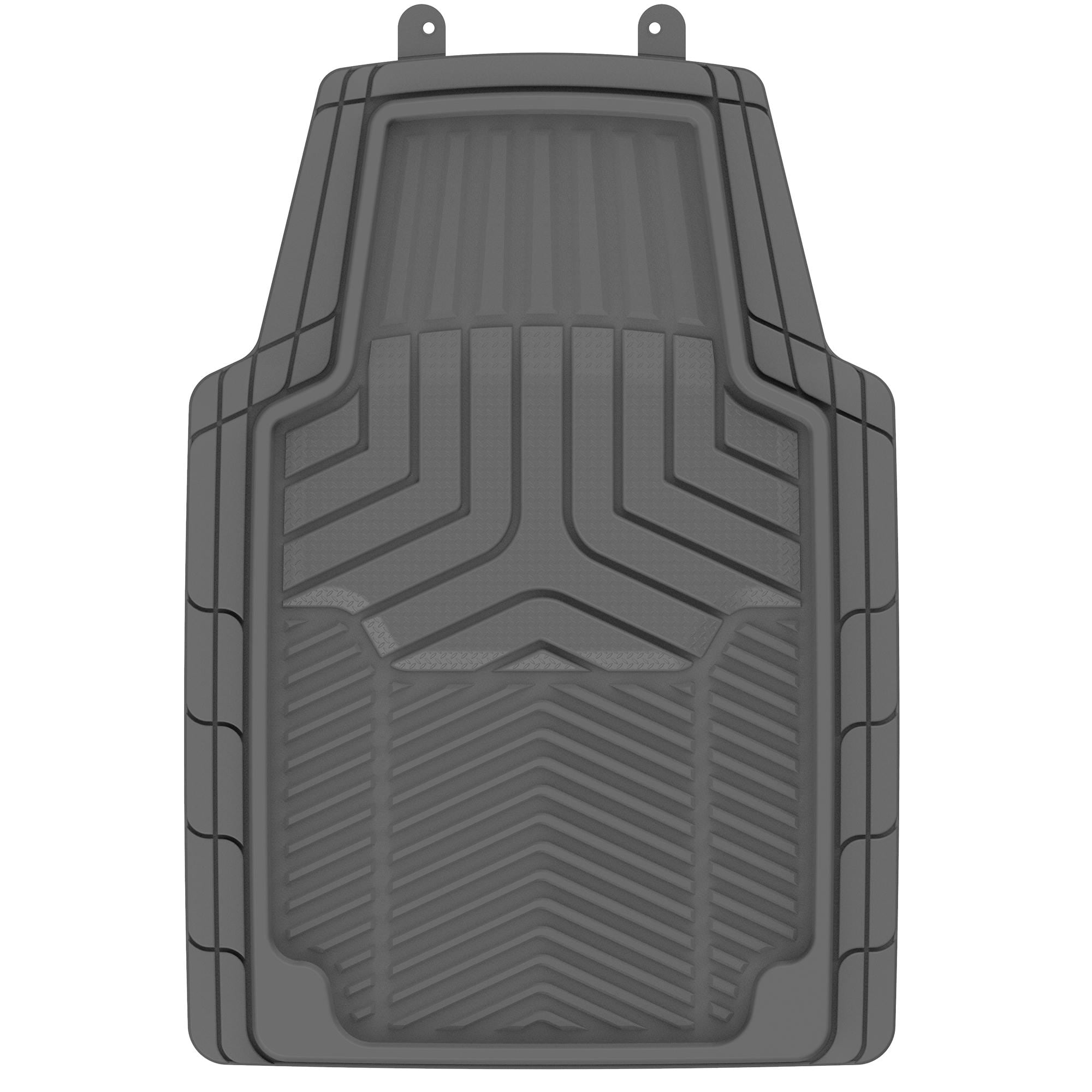 ProElite Grey Rubber Floor Mats 4 Piece | AutoZone
