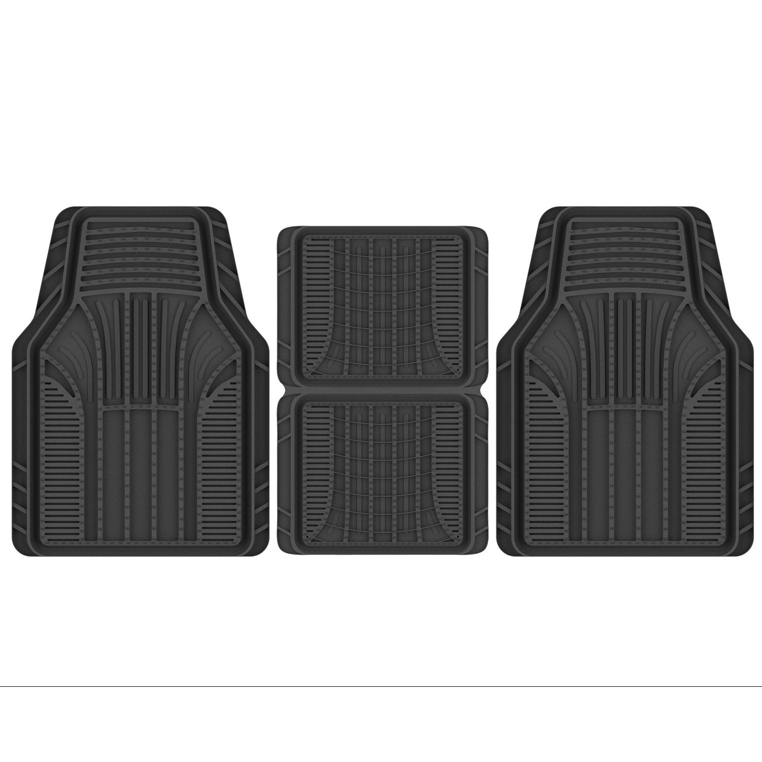 u様オークロン4、ファミリーフィラレーブ ProElite Black/Red Universal Floor Mat Set FL532559R1-4 | AutoZone