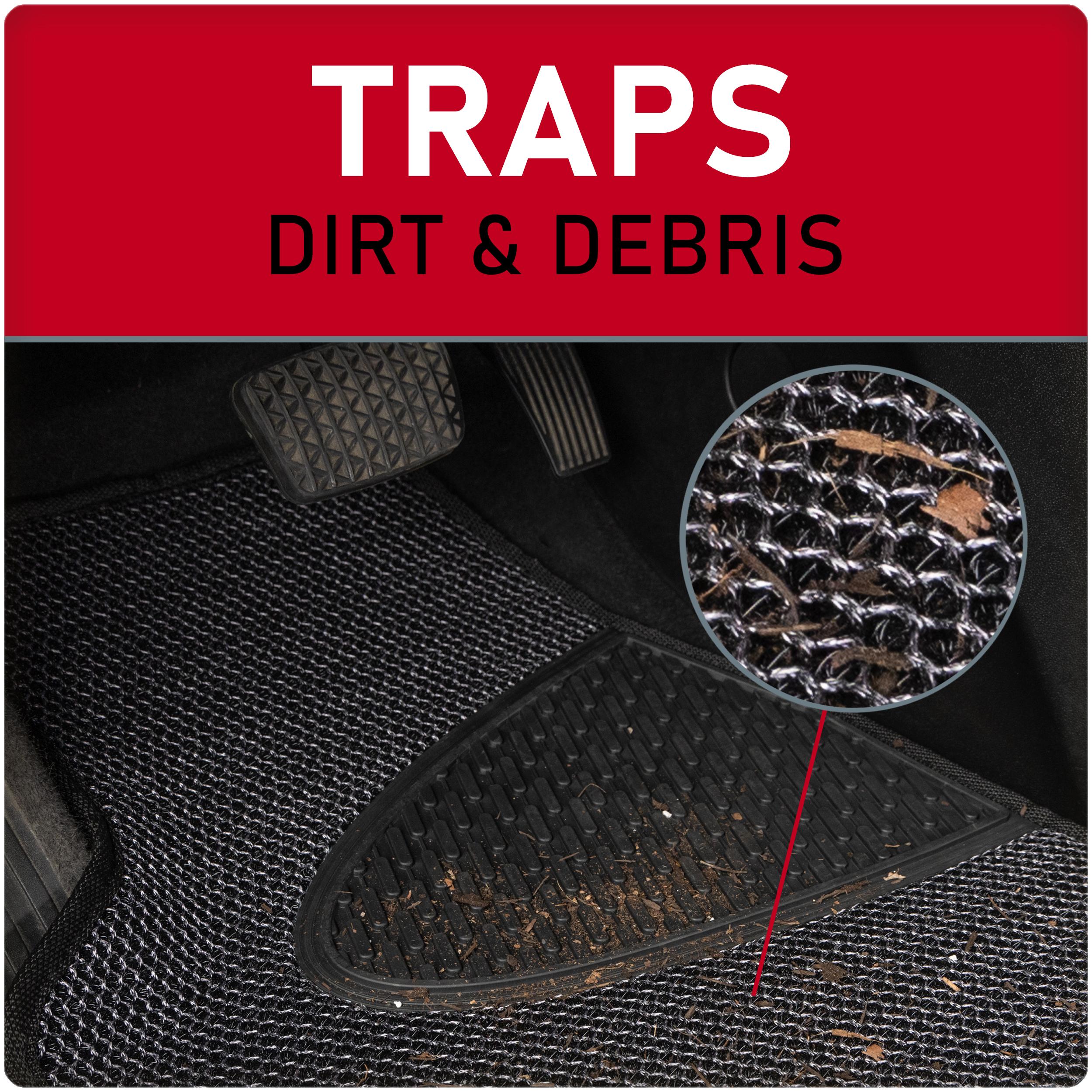 Dickies Black Universal Floor Mat Set 80261AUI