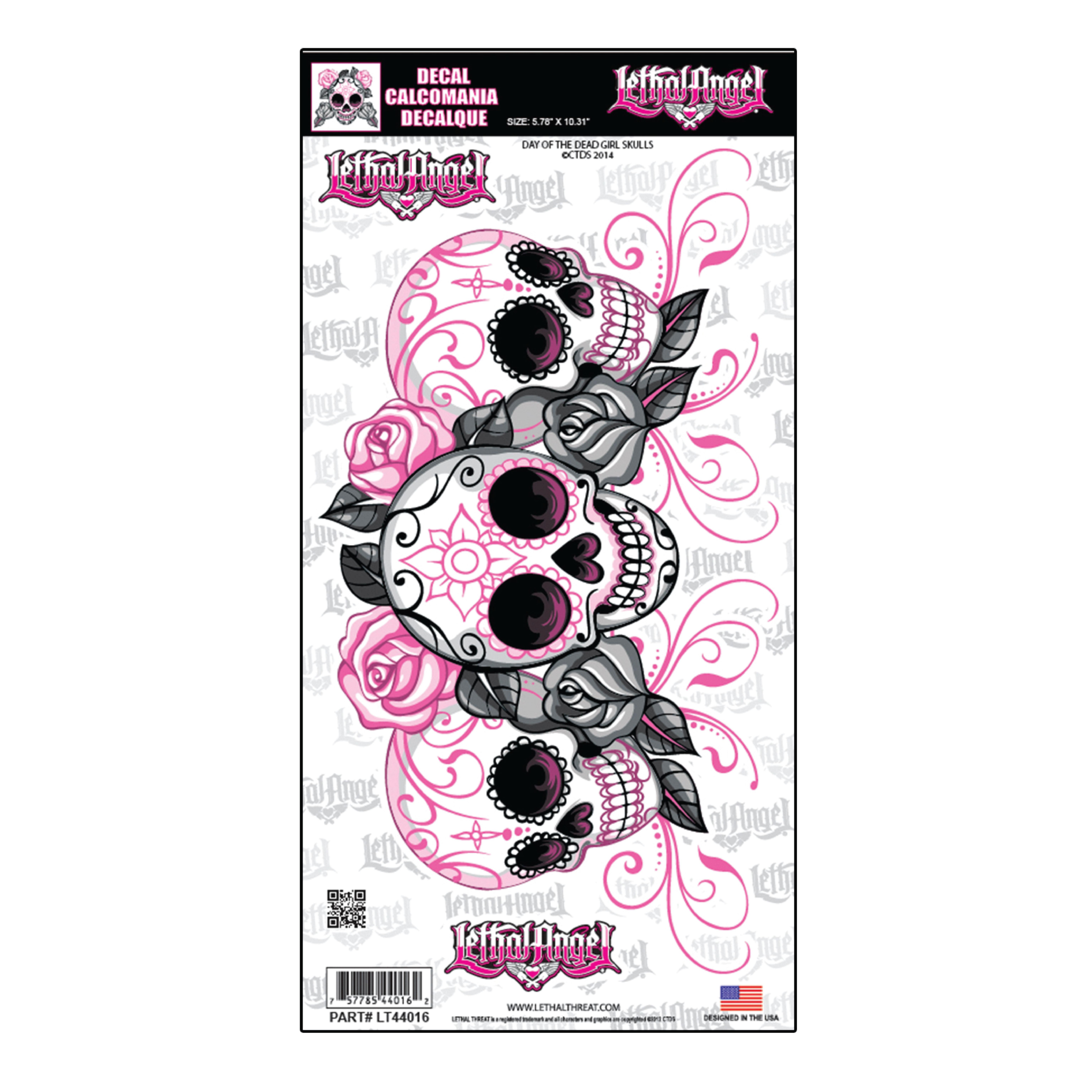 K2スーパースティンクス＋タルガアセント＋BDシール Lethal Threat Sugar Skull Large Decal | AutoZone