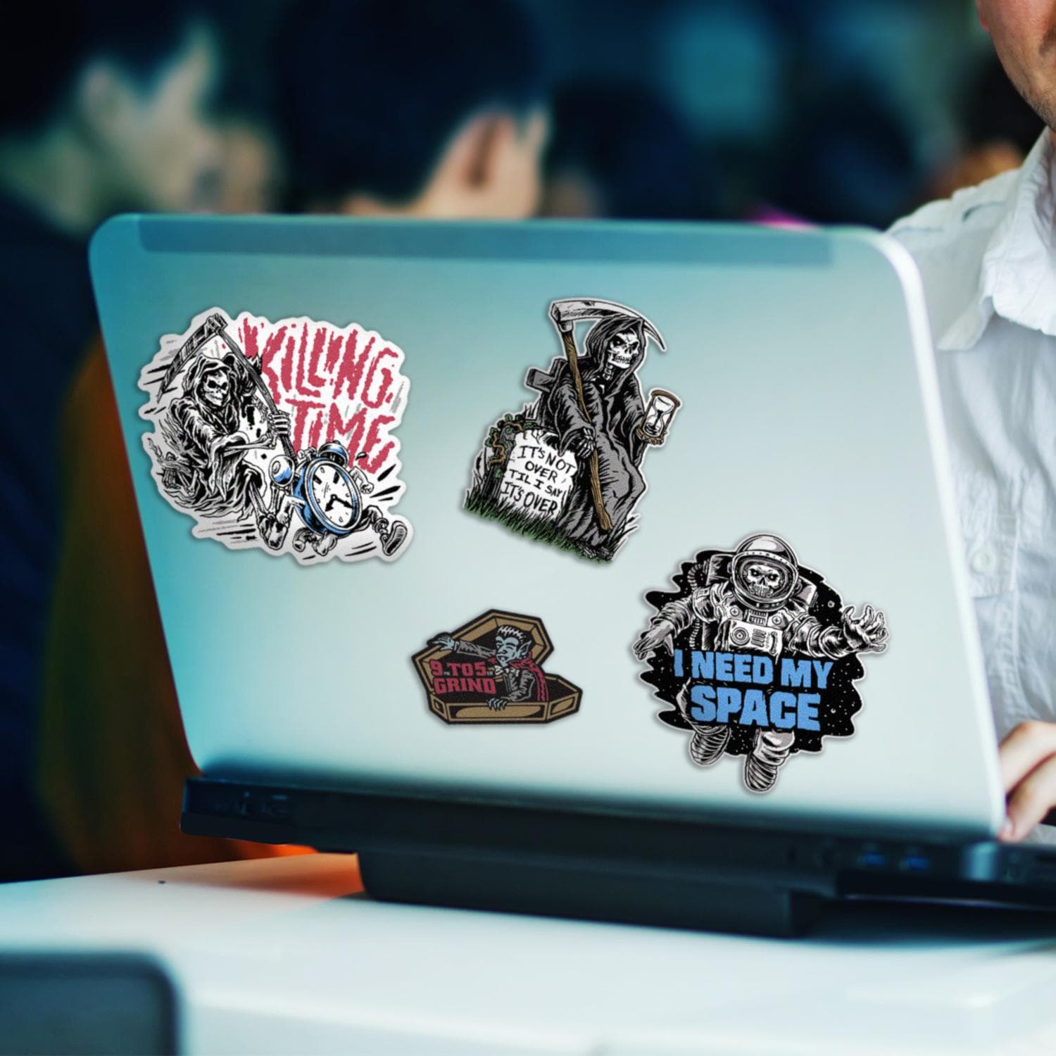 Lethal Threat My Vibes Skull Sticker Pack | AutoZone