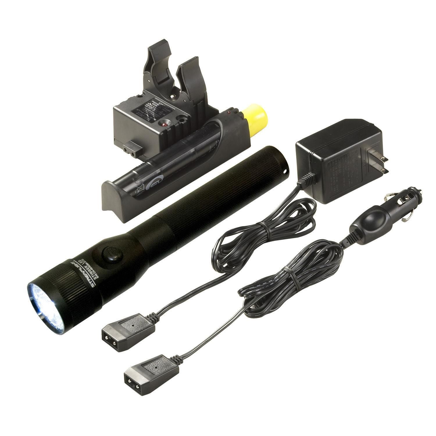75732 Stinger LED Rechargeable Flashlight Extra Battery and Piggyback Charger (Black) 75732 Stinger LED Rechargeable Flashlight Extra Battery and Piggyback Charger (Black)