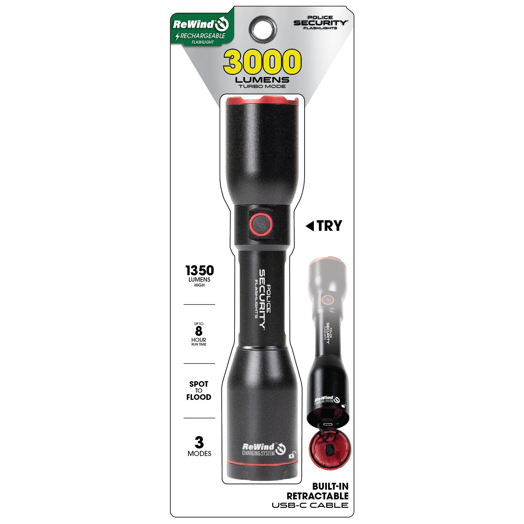 autozone rechargeable flashlight Police Security Flashlight