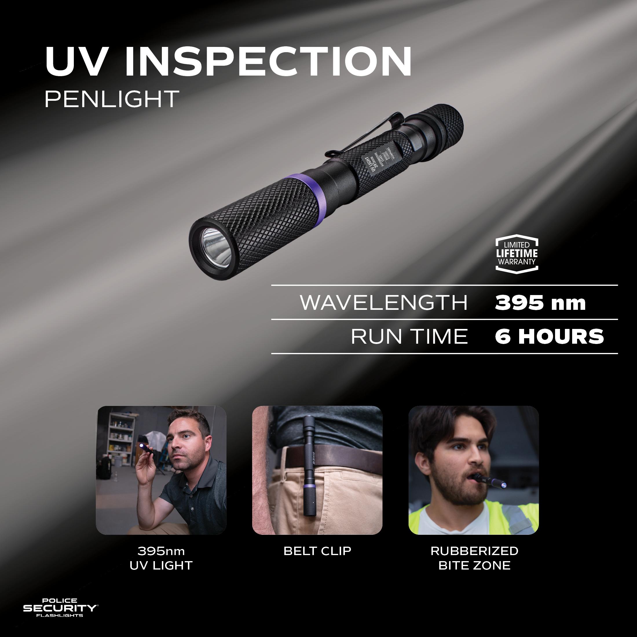 Torcia UV Torcia ultravioletta da 395 nm con clip per penna Batterie AAA portatili utilizzate Luce viola Rilevatore di urina per animali domestici