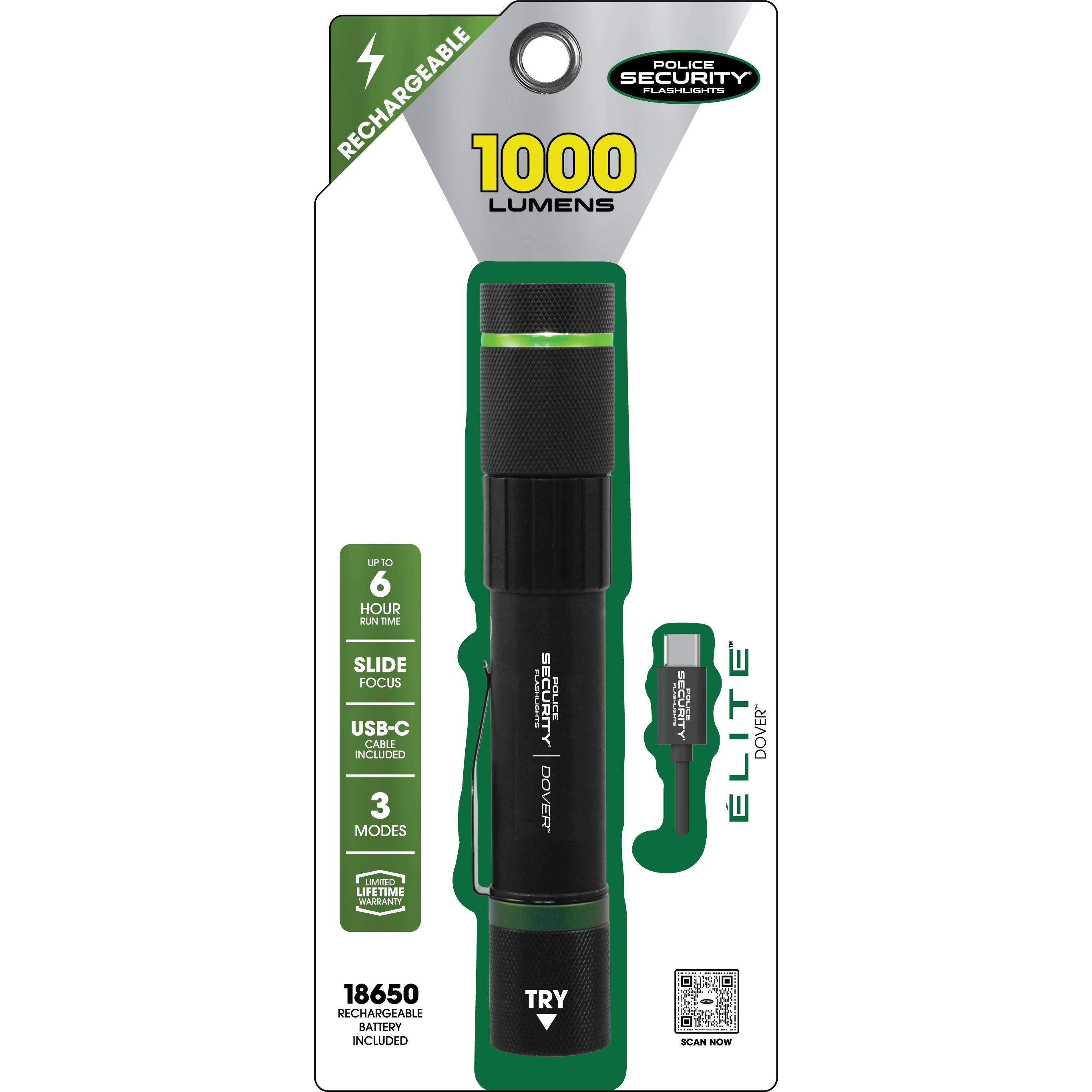 Police Security Dover Rechargeable Flashlight | AutoZone