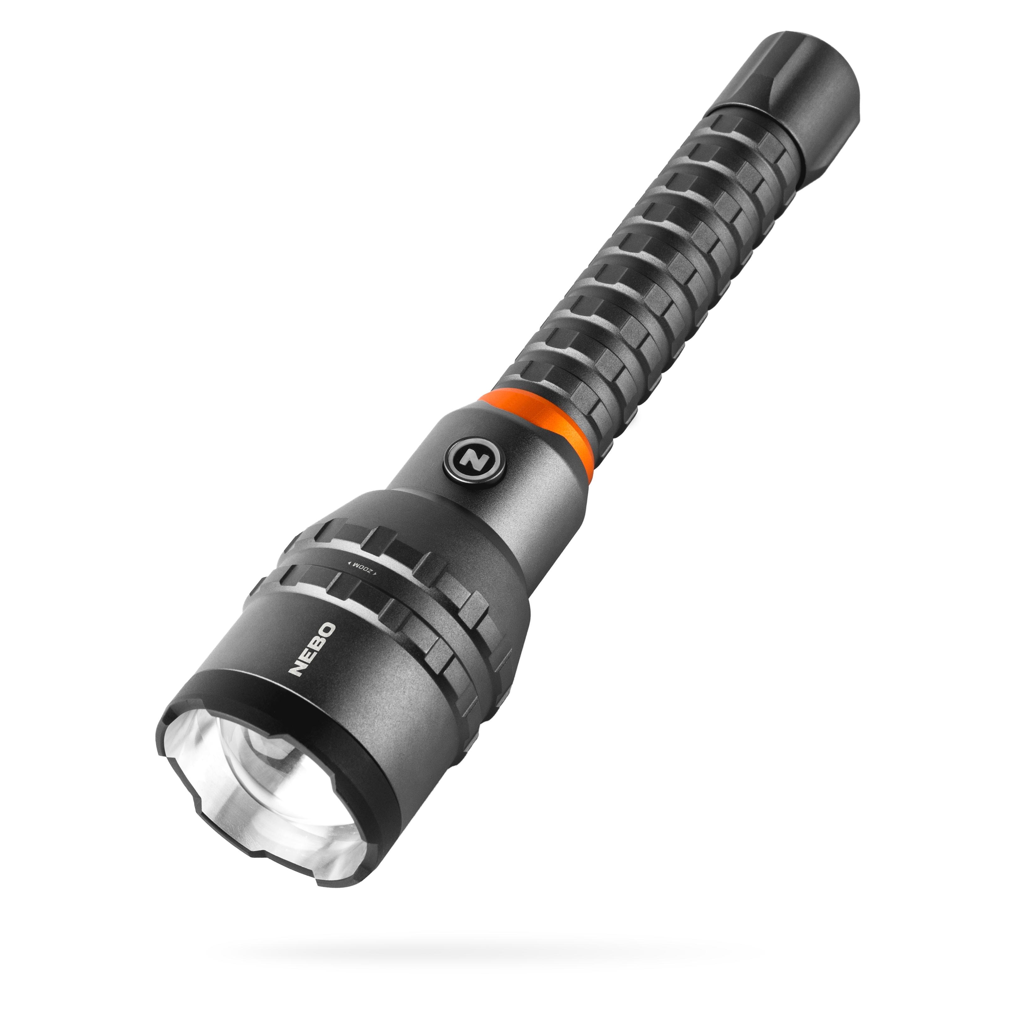 nebo 02 beam flashlight parts 3 Piece Rechargeable Essentials Kit a Smart Select Dial to control the 5 unique light modes Nebo 92918