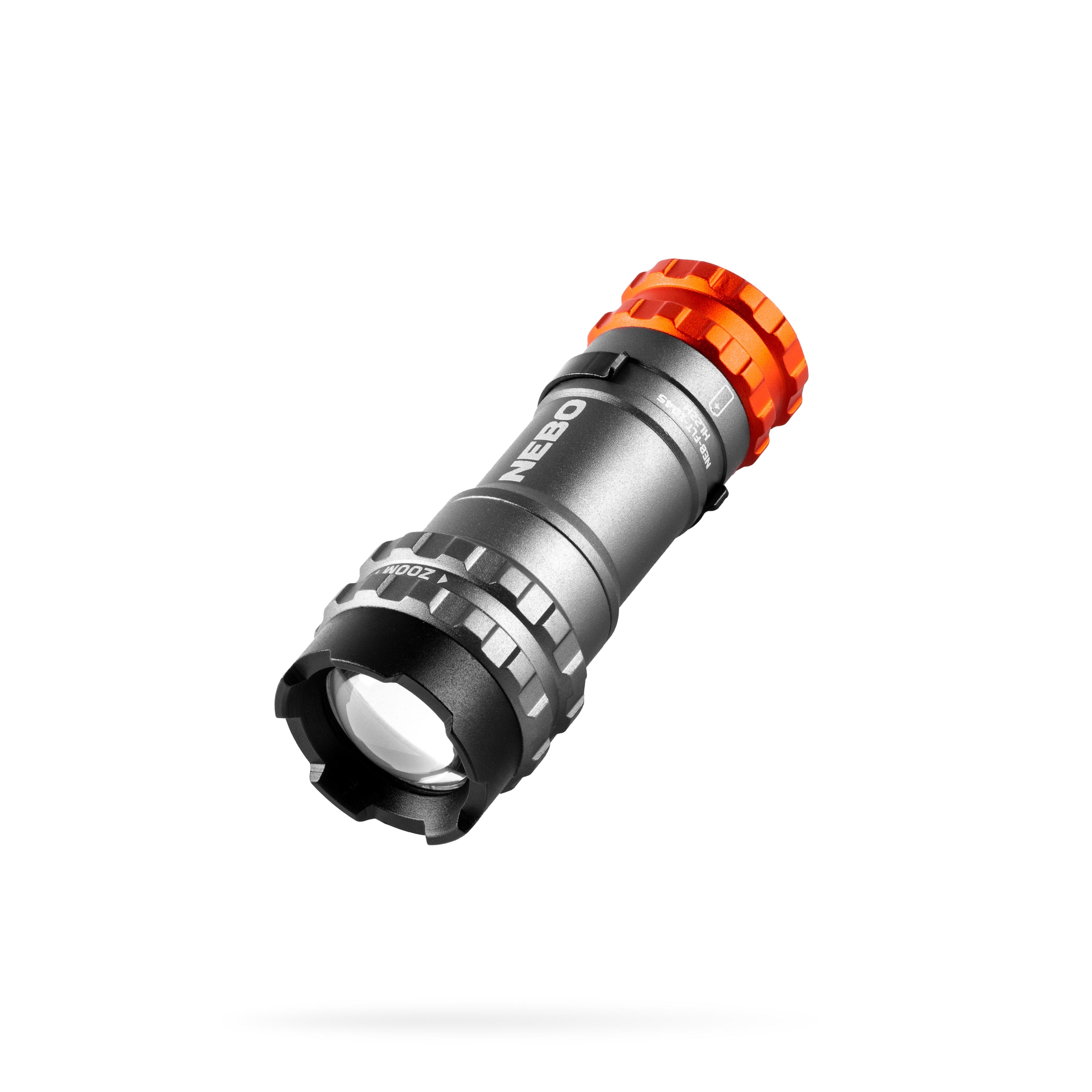 nebo flashlight fastenal 3 Piece Rechargeable Essentials Kit NEBO Focusable LED Flashlight can be twisted to cycle through light modes Nebo Slim Mini