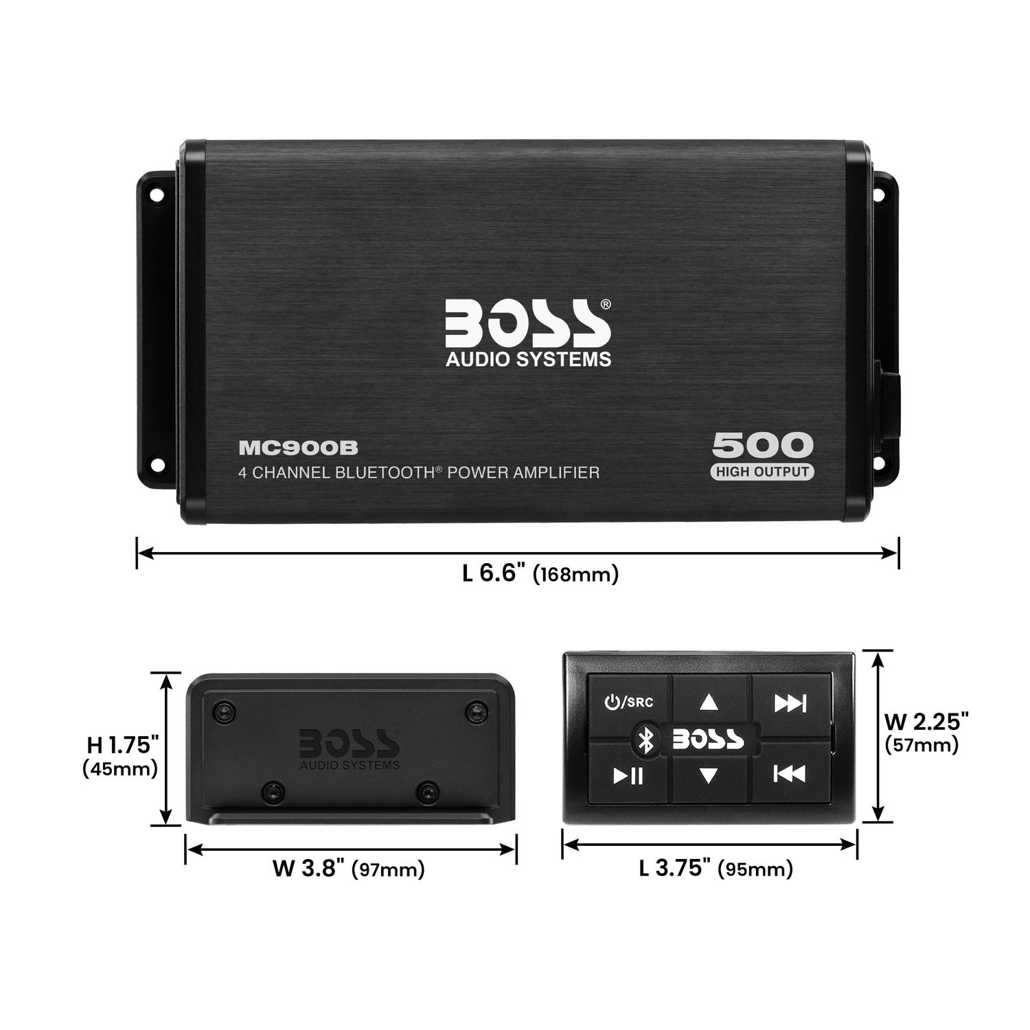 Boss Audio Amplifier MC900B | AutoZone