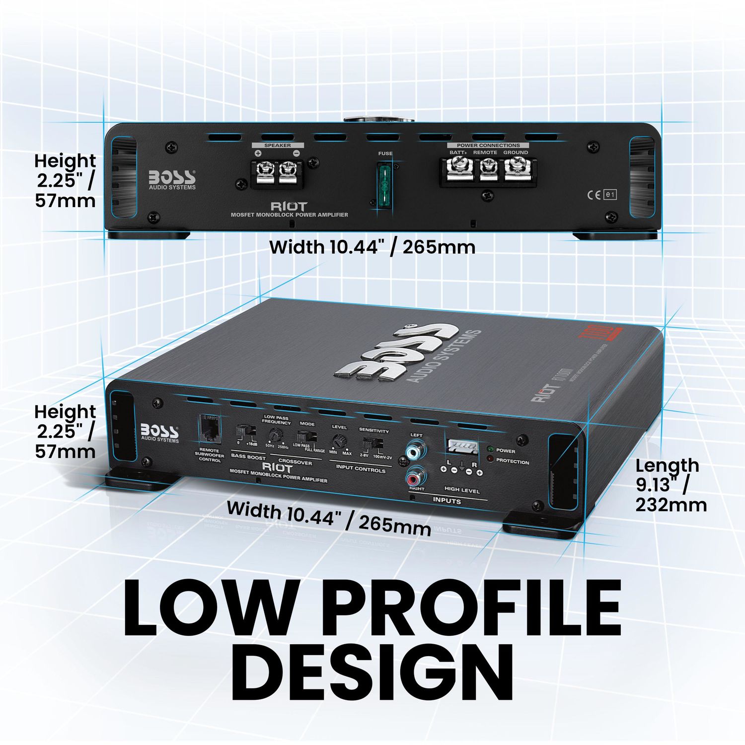 Boss Audio Audio Amplifier R1100M | AutoZone