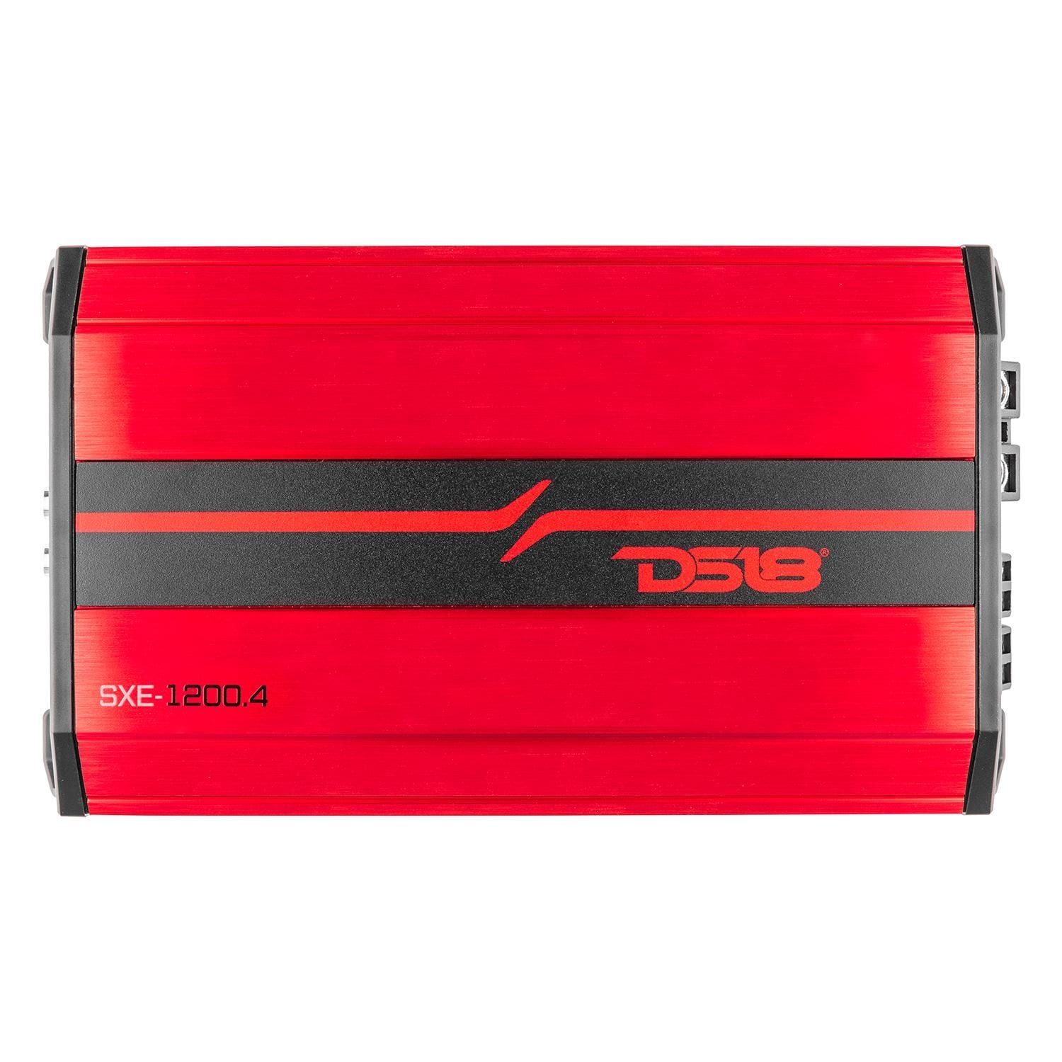 DS18 Red 4 x 60 Watts RMS 4-Ohms SXE 4-Channel Class AB Amplifier