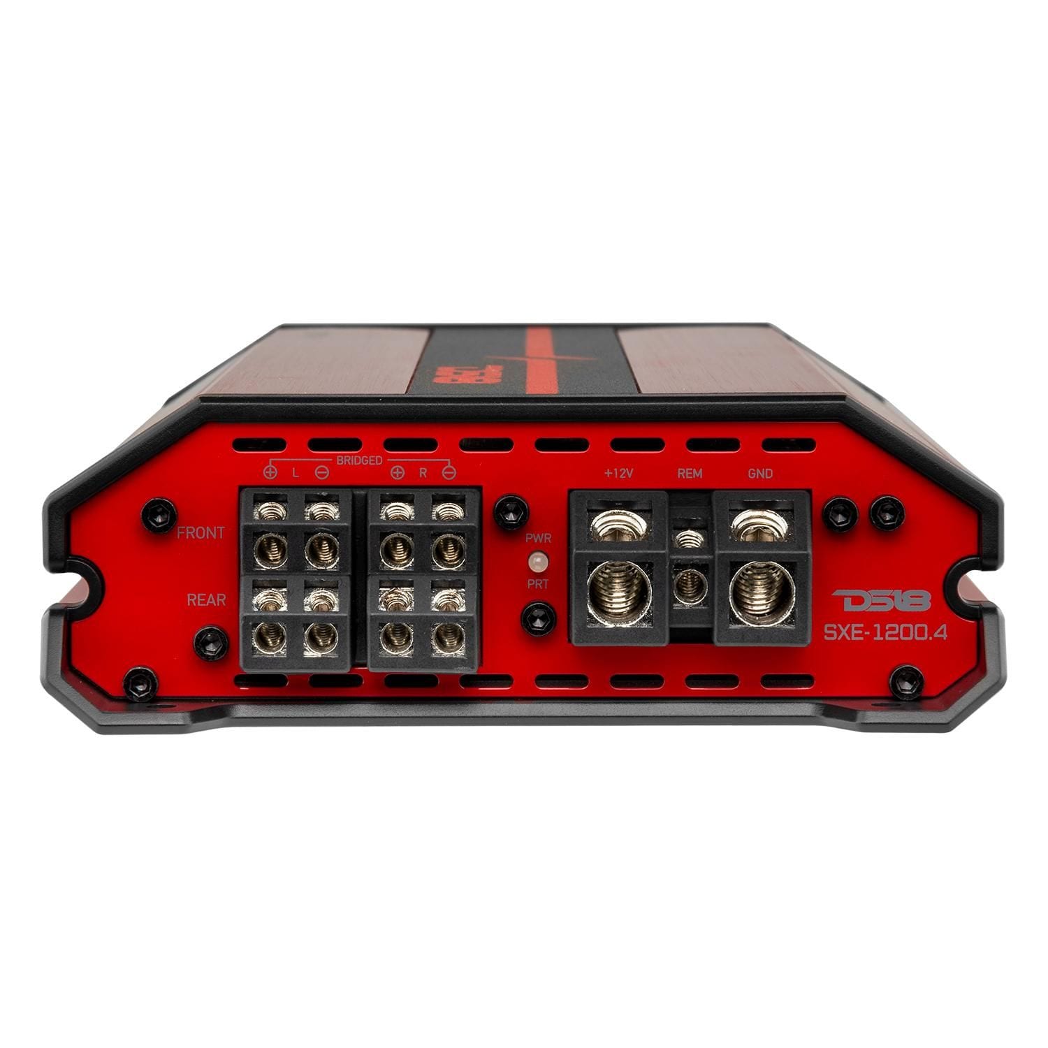 DS18 Red 4 x 60 Watts RMS 4-Ohms SXE 4-Channel Class AB Amplifier