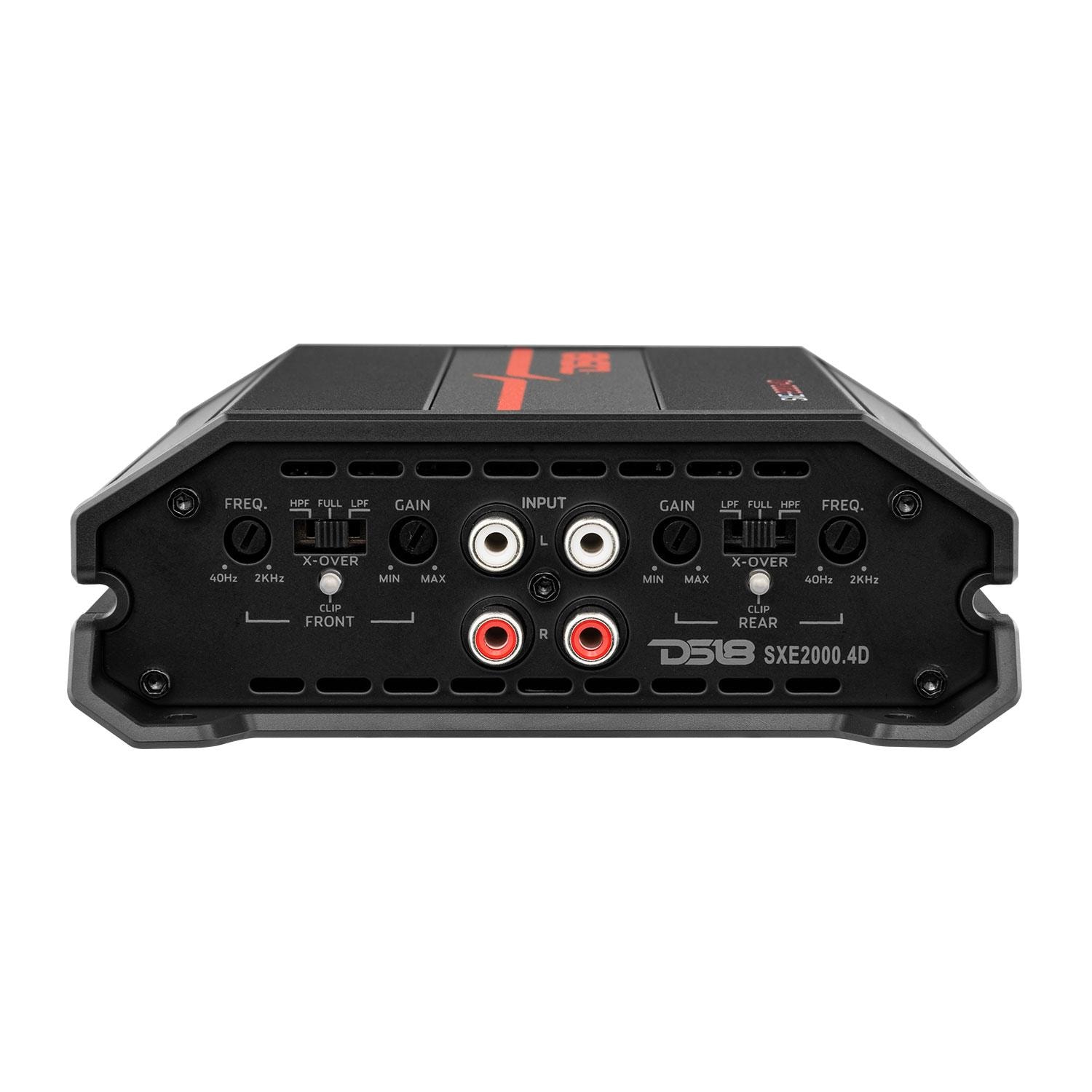 ブラックレディーページ DS18 4 x 150 Watts RMS 4 Ohm, Black SXE 4-Channel Class D