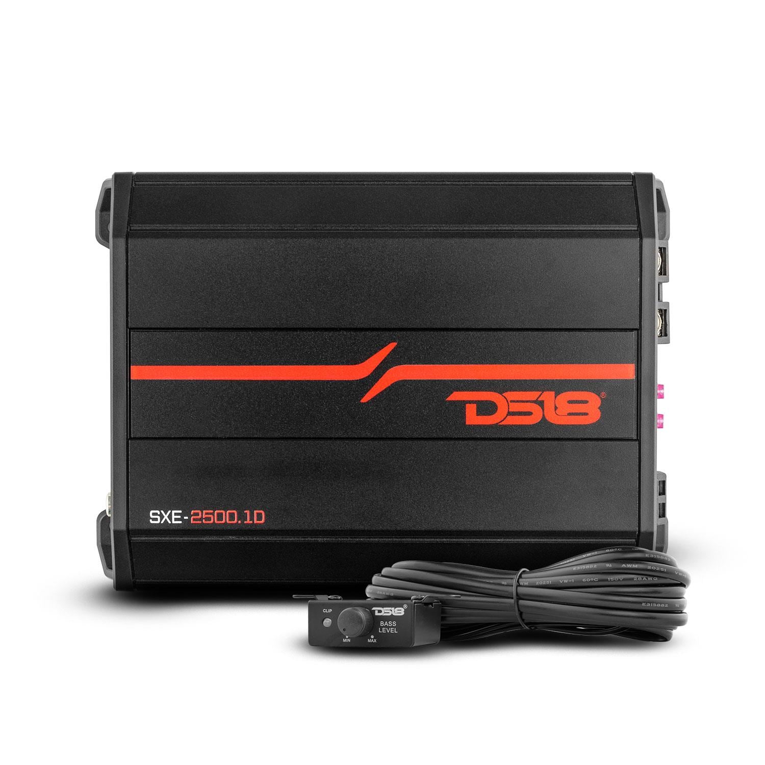 DS18 800 Watts RMS 1 Ohm Black, SXE 1-Channel Class D Amplifier