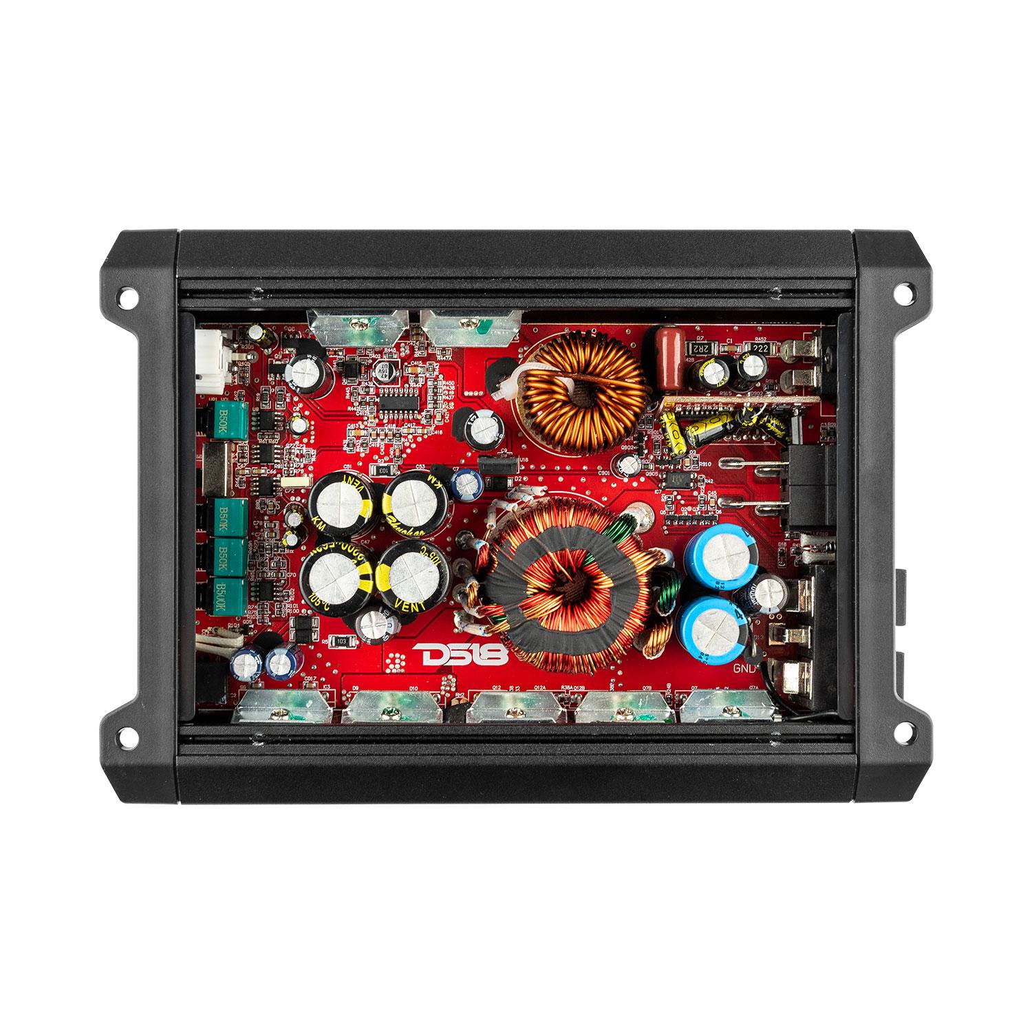 DS18 800 Watts RMS 1 Ohm Black, SXE 1-Channel Class D Amplifier