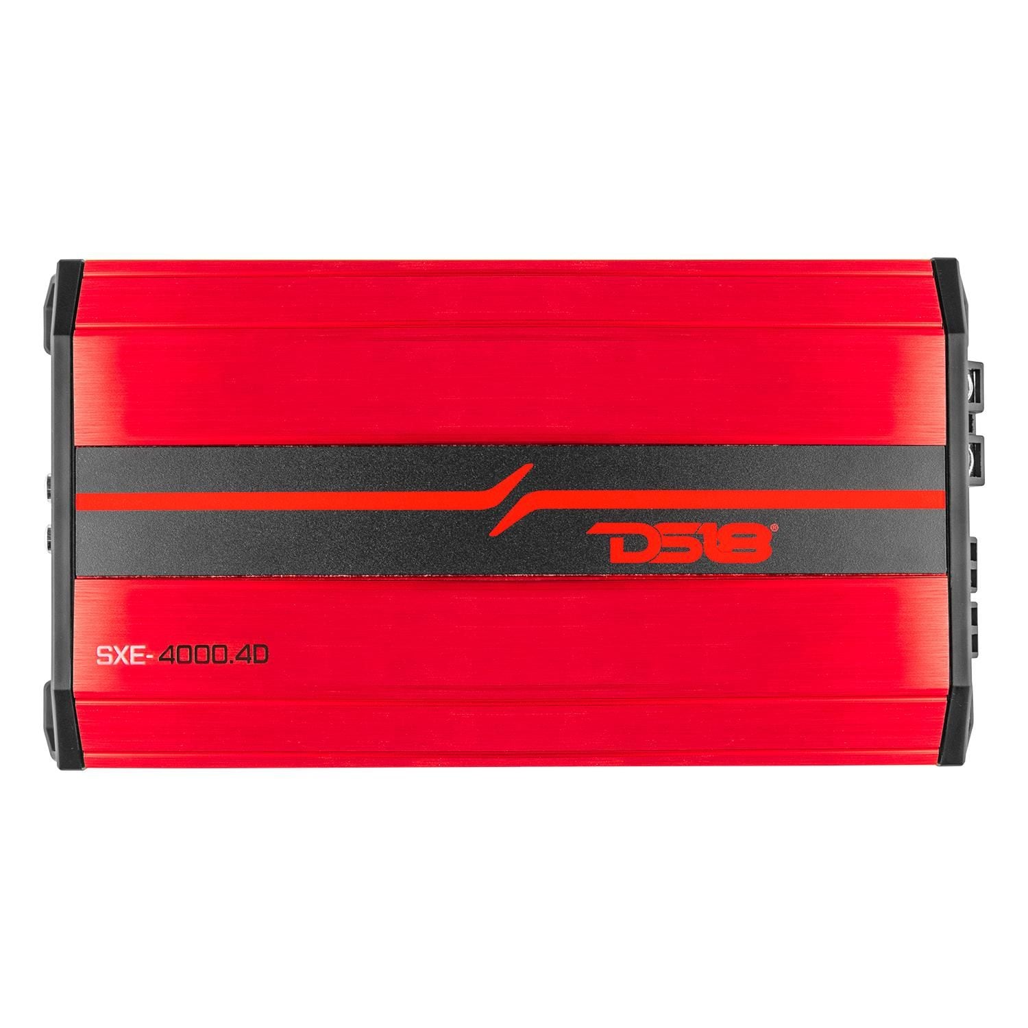 レペゼン地球 CD&DVD 親ト聞ケル 青&赤セット DS18 Red 4 x 60 Watts RMS 4-Ohms SXE 4-Channel Class AB Amplifier