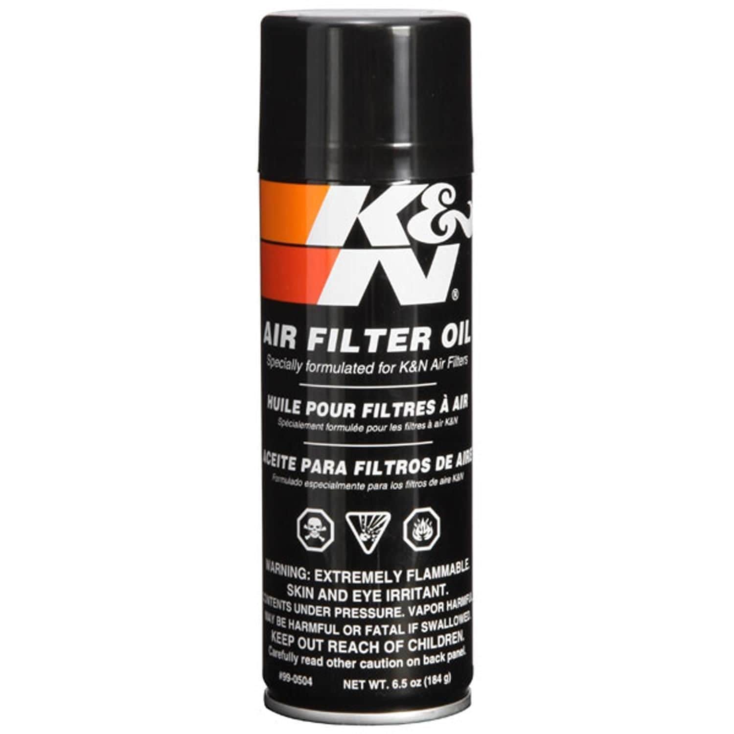K&N Air Filter Oil Aerosol Spray 6.5oz | AutoZone