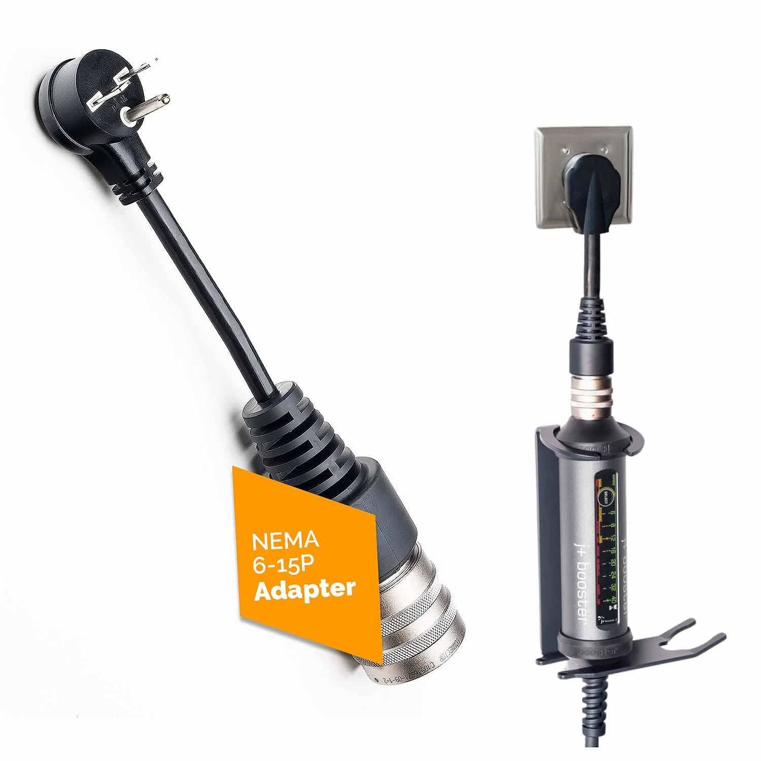 J Plus Americas 240 Volt 12 Amps NEMA 6-15 Power Cord for Commercial Grade EV Charger J Booster 2 for AM General FJ8