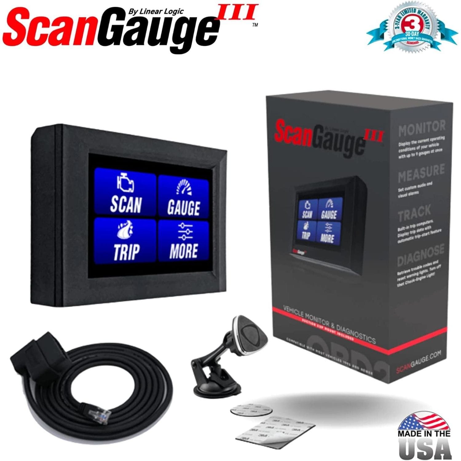 ScanGauge lll Compatible with All OBDll | AutoZone