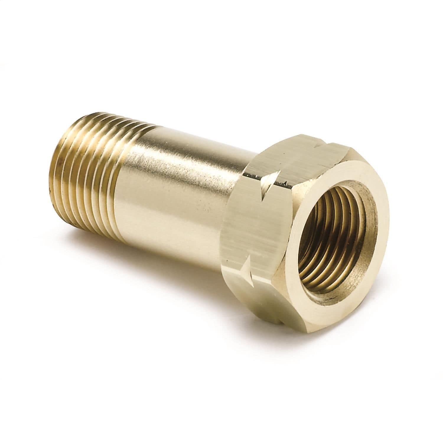 AutoMeter 2373 3/8in NPT Male Mechanical Fitting Gauge Adapter | AutoZone