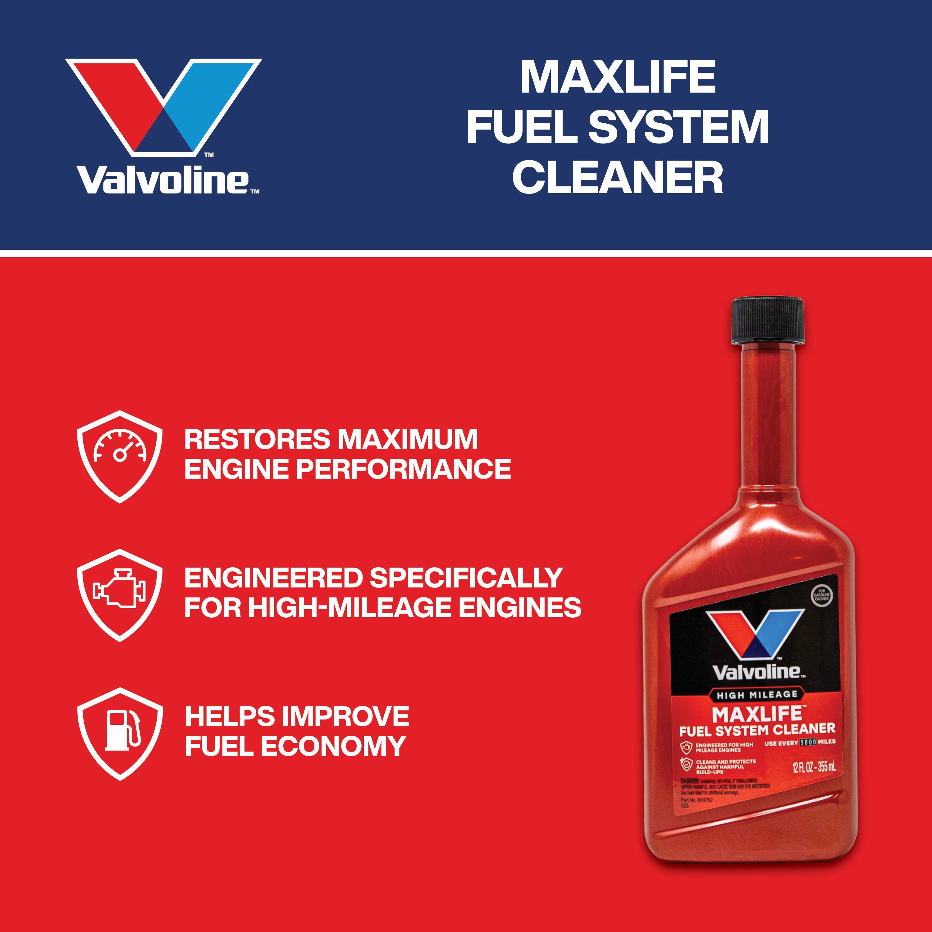 Valvoline High Mileage Complete Fuel System Cleaner 844762 | AutoZone