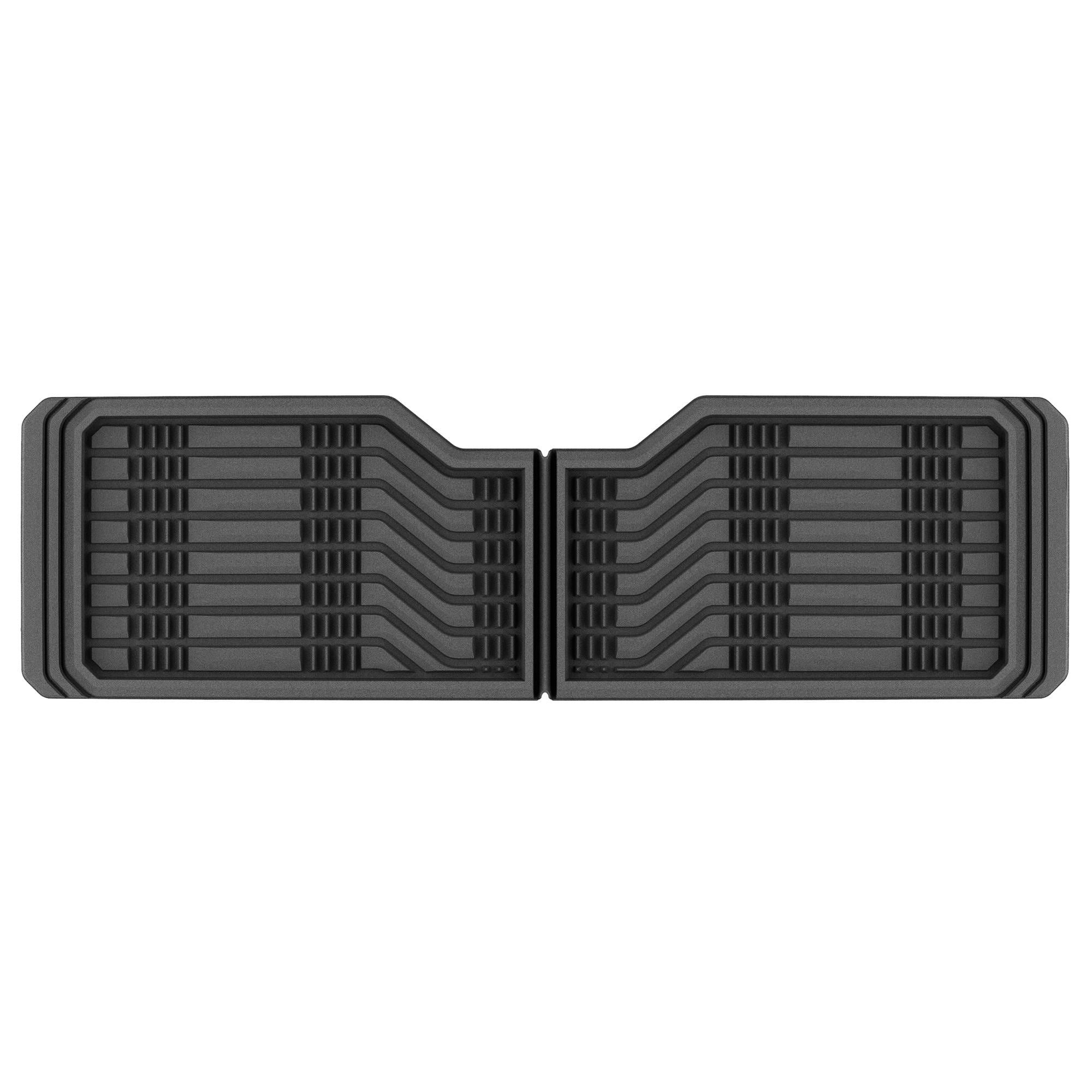 ProElite Black Rubber Runner 14.75in X 57in Floor Mat for Chevrolet Spark