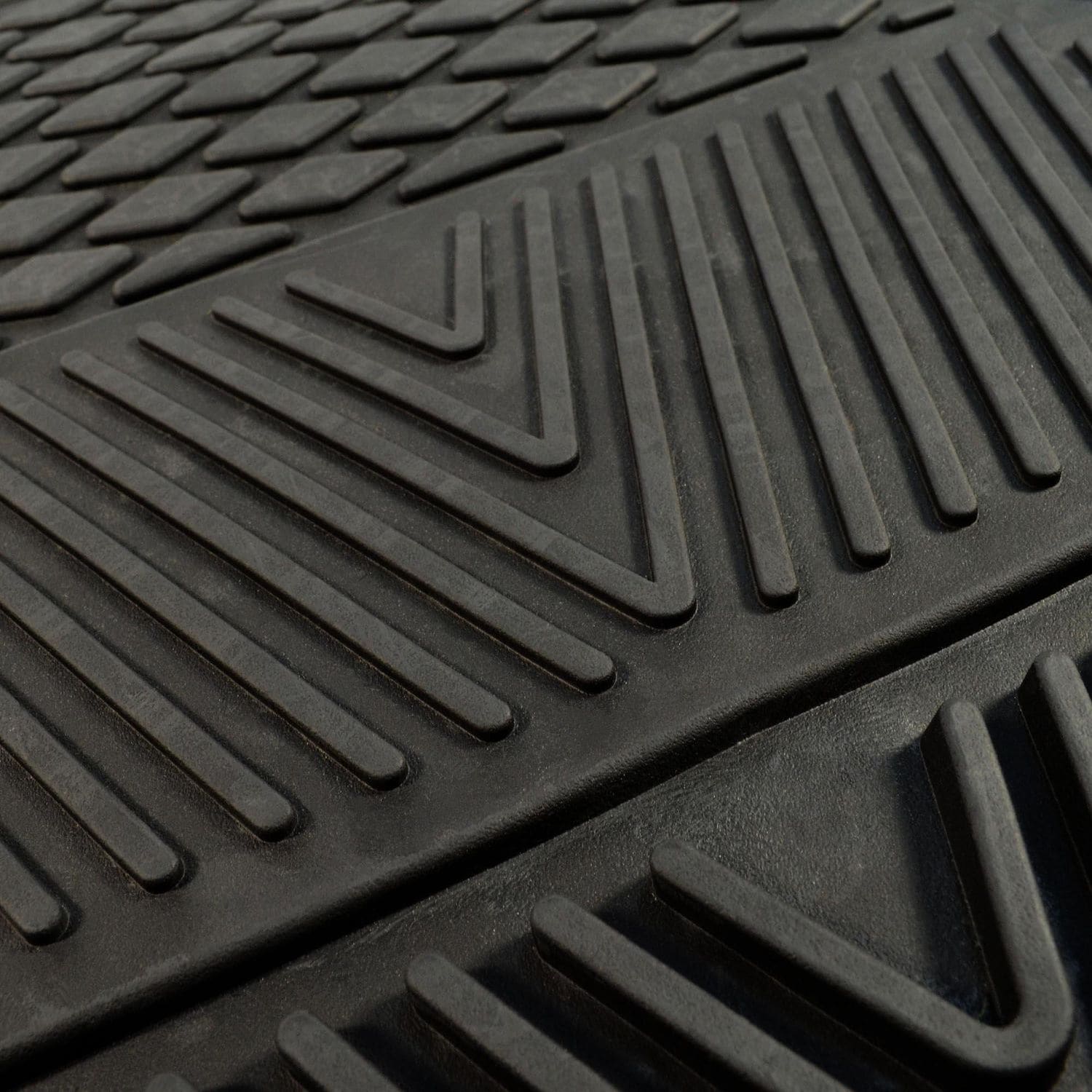 FANMATS Black NFL Universal Floor Mat Set