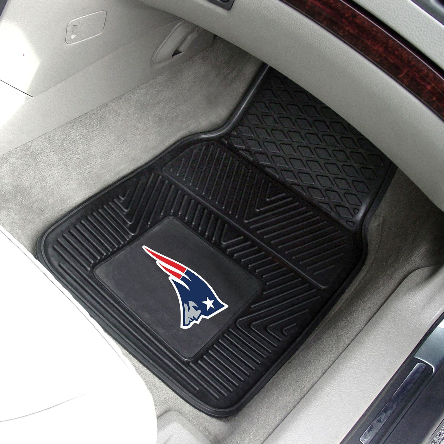 FANMATS Black NFL Universal Floor Mat Set