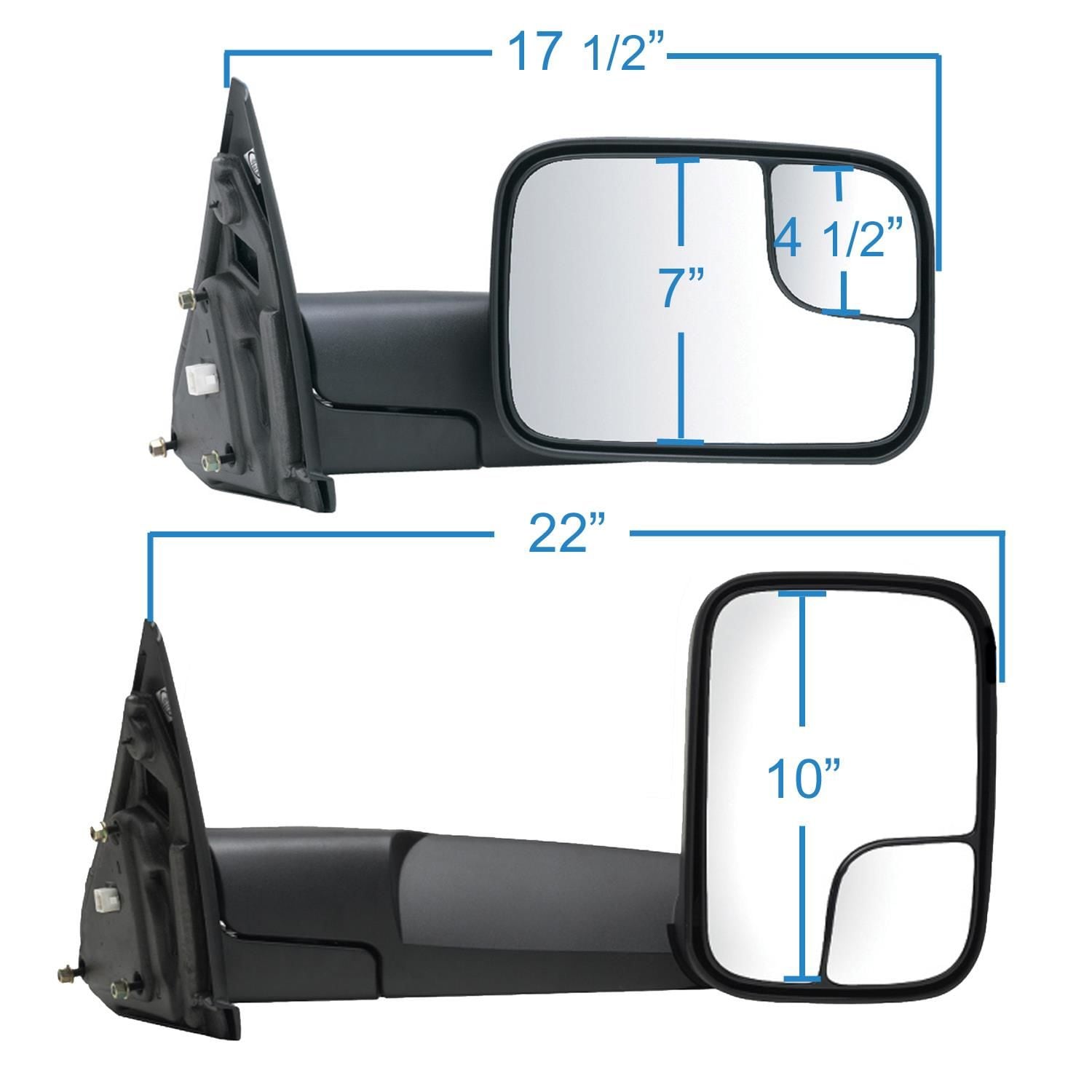 アヌマ 調光グリーンーミラーレンズ(セコイアフレーム) K-Source Towing Mirror 60113C | AutoZone