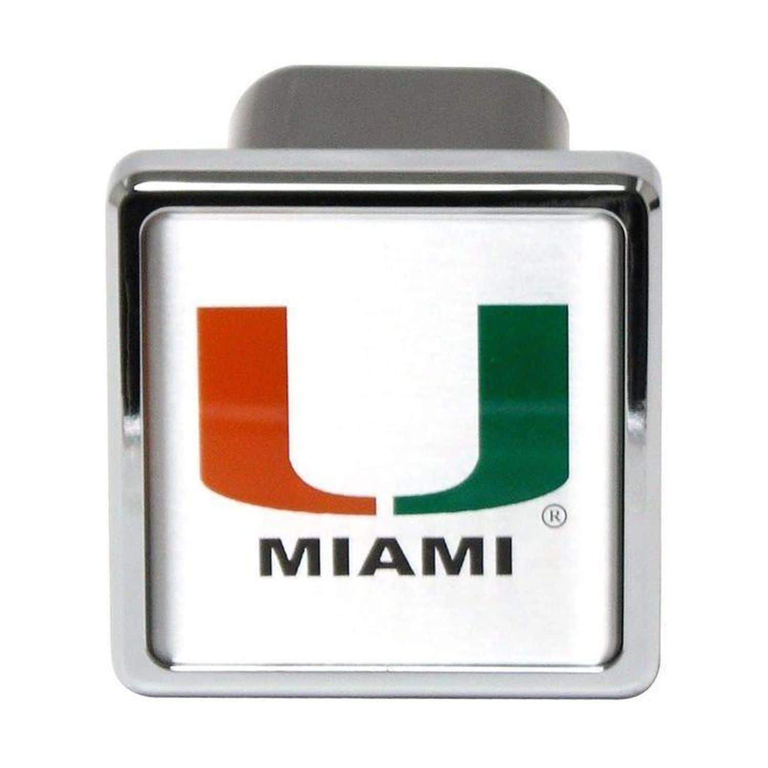 Bully U of Miami Hitch Cover for Ford