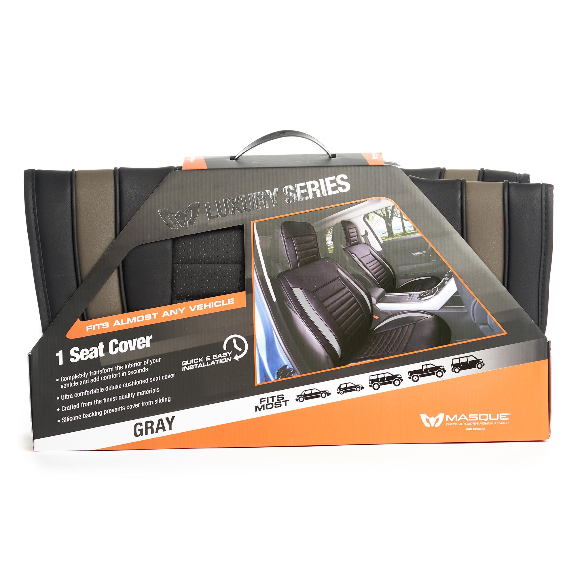 Alpena Luxury Series Gray Seat Cover | AutoZone