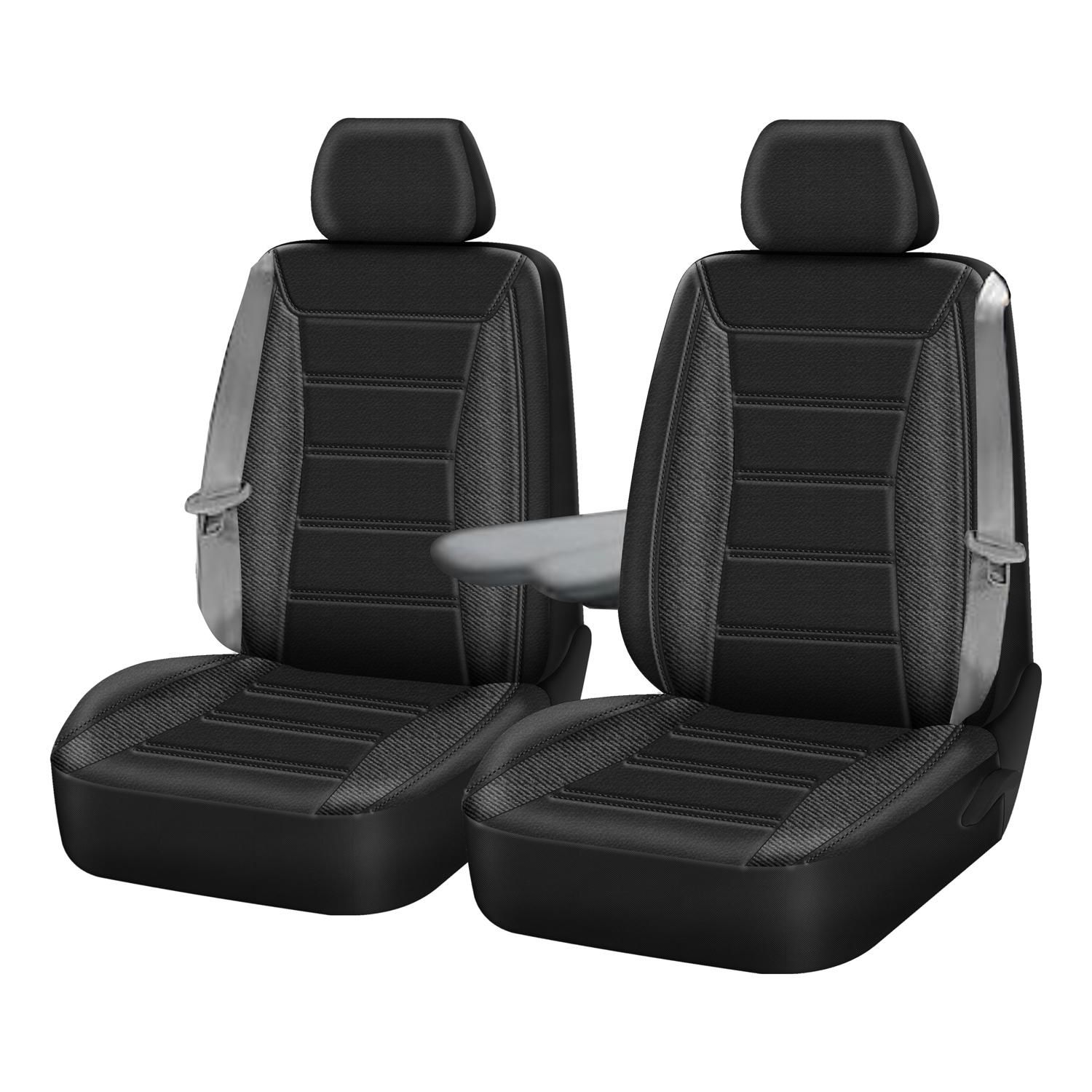 Road Comforts Black Brockton Seat Cover 2 Piece | AutoZone