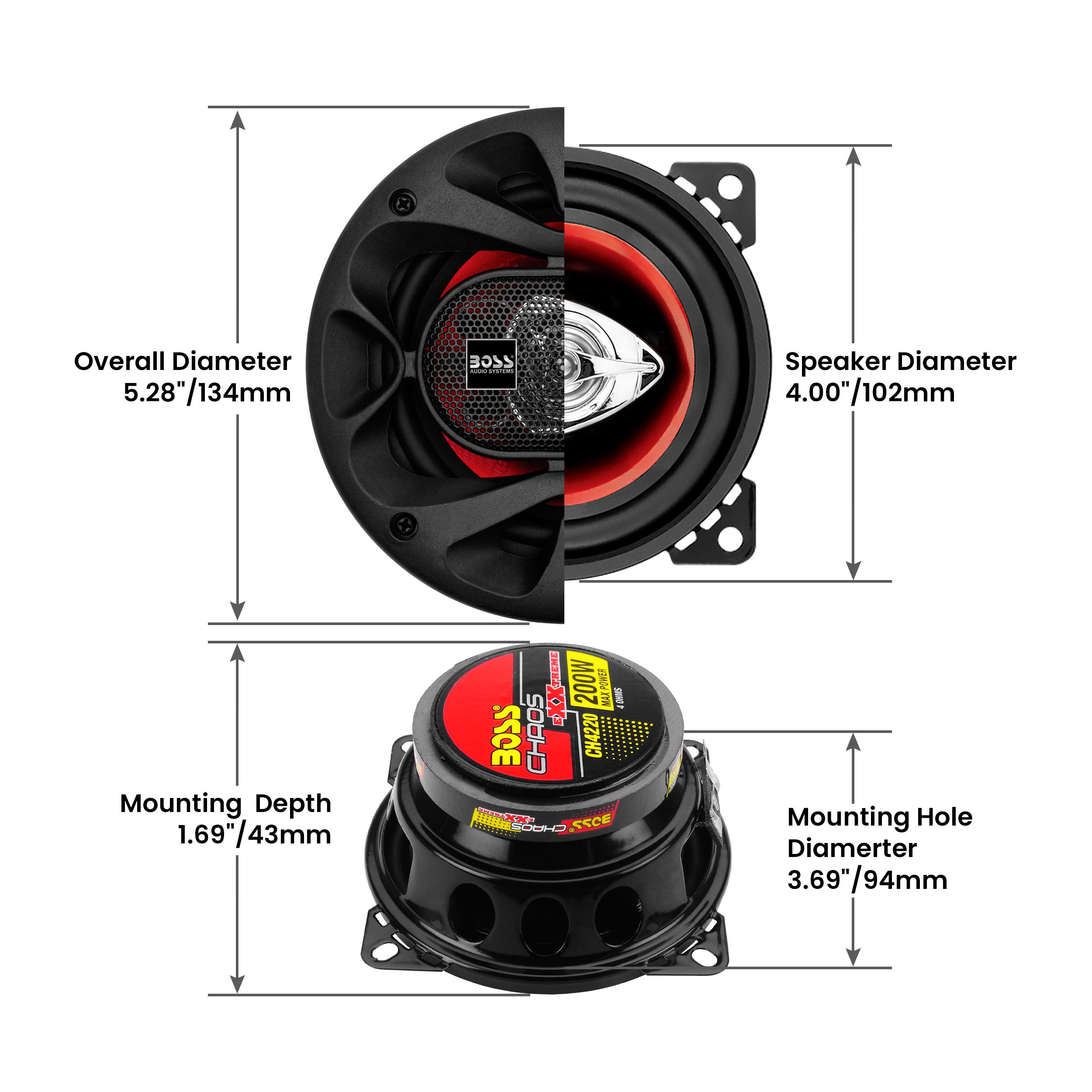 Boss Audio Speaker CH4220 | AutoZone