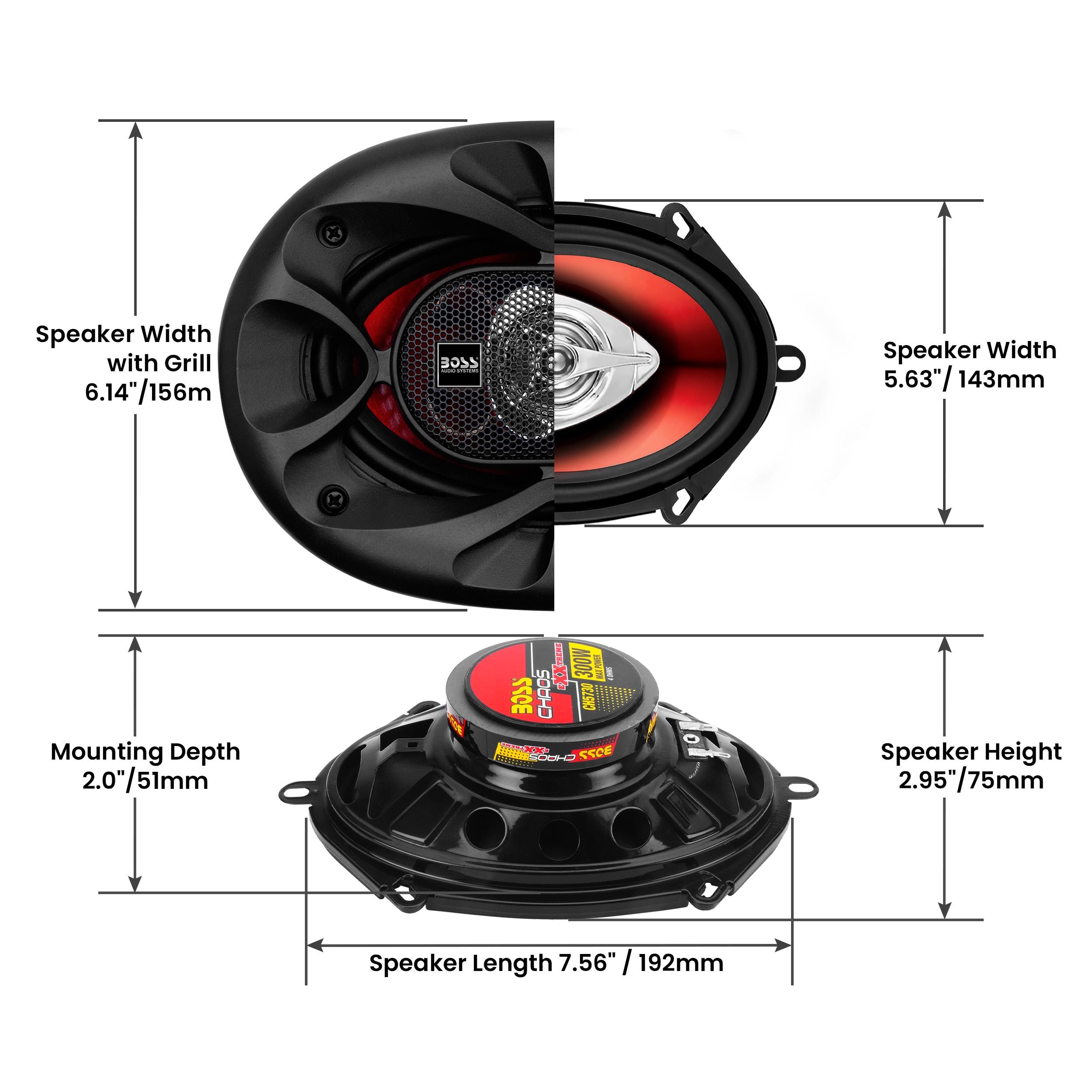 Boss Audio Speaker CH5720 | AutoZone