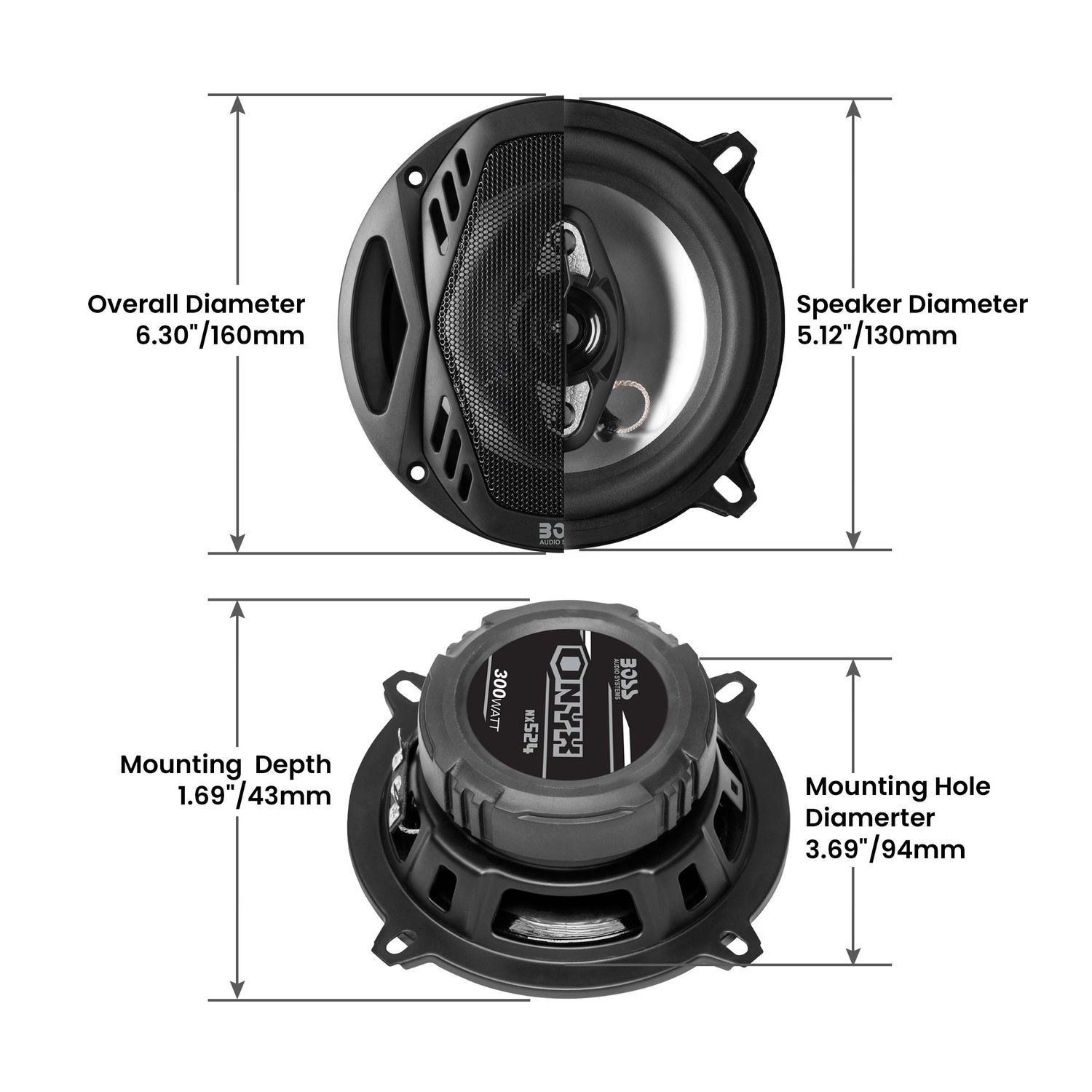 Boss Audio Speaker NX524 | AutoZone