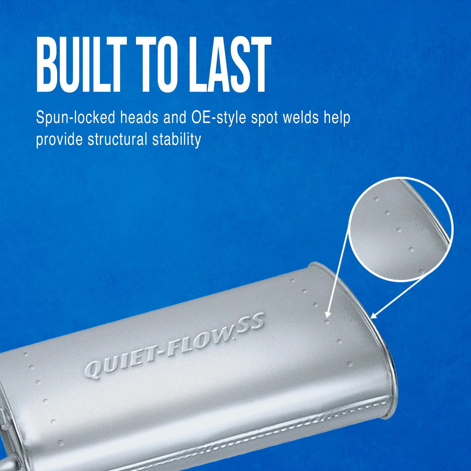Walker Quiet-Flow SS Exhaust Muffler - 40079 - O'Reilly Auto Parts