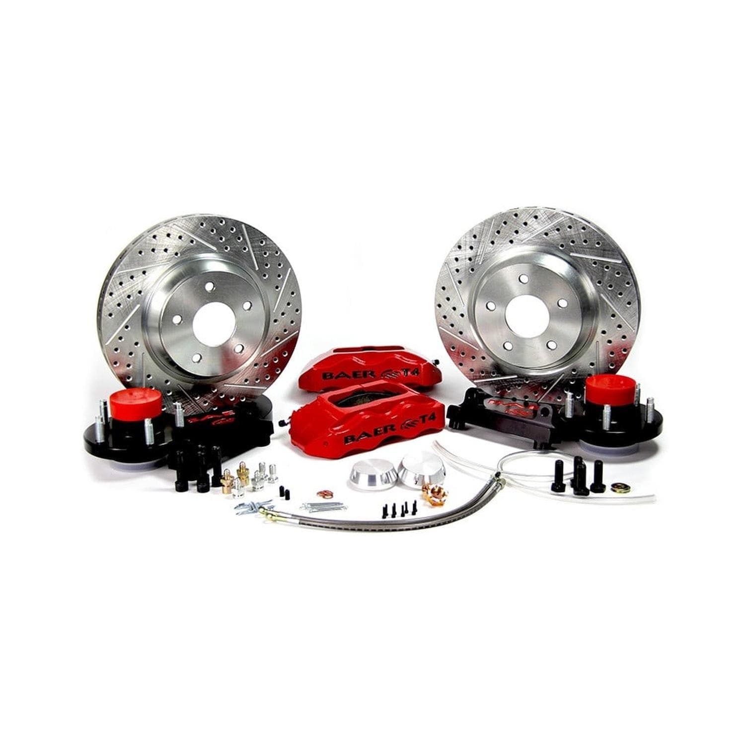 Baer Brake Systems 13in Silver SDZ Standard Studs Track4 Front Brake ...